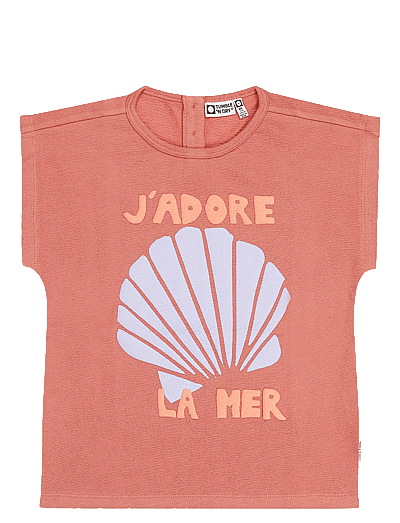 TUMBLE 'N DRY TND Pesca - Toppar & T-shirts - CANYON ROS / orange
