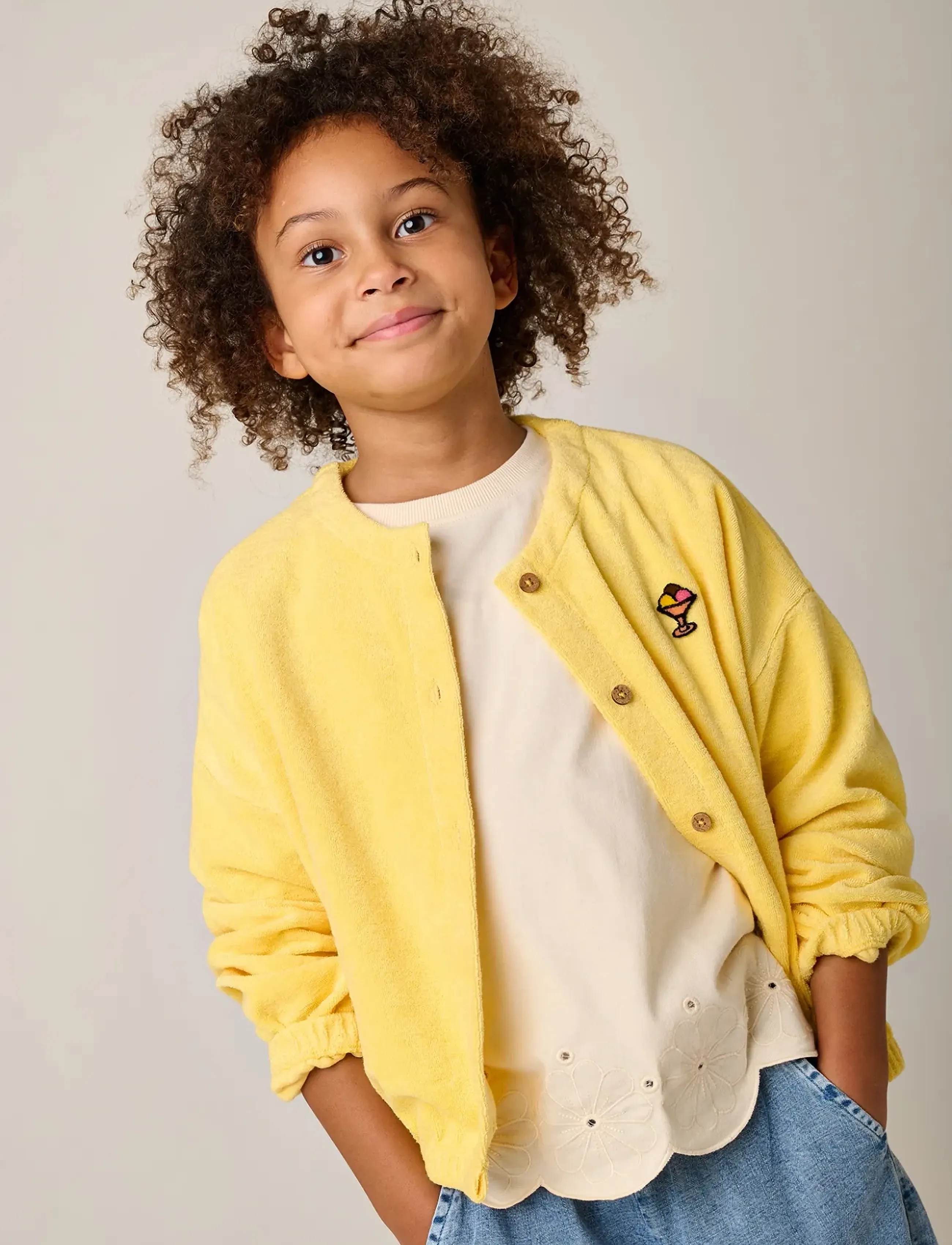 TUMBLE 'N DRY Lemonade Cardigan - Koftor - LEMON MERI / yellow