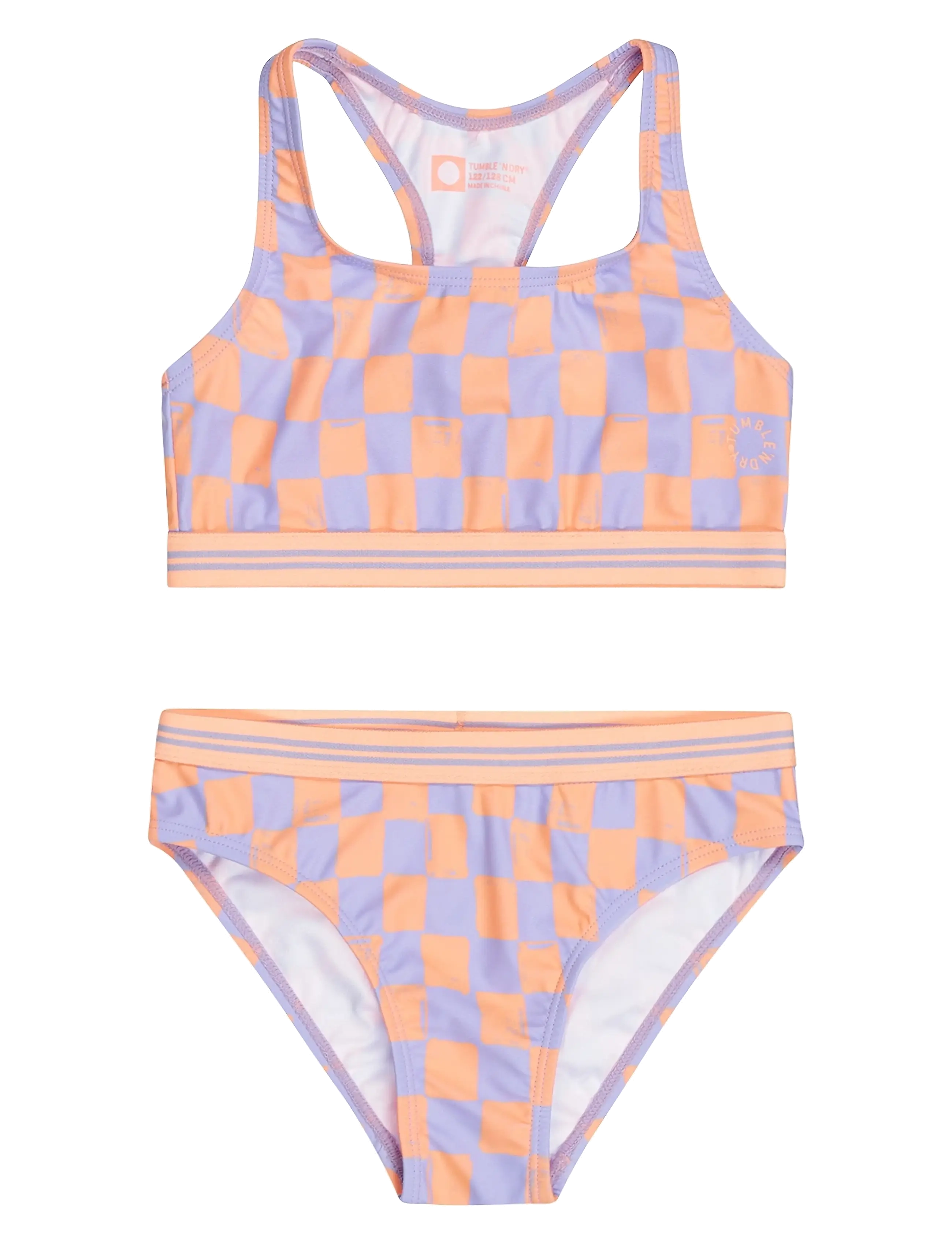TUMBLE 'N DRY Tnd Serra, Børn, Børne Ternede Bikini, Multi/mønstret, Str: 86/92