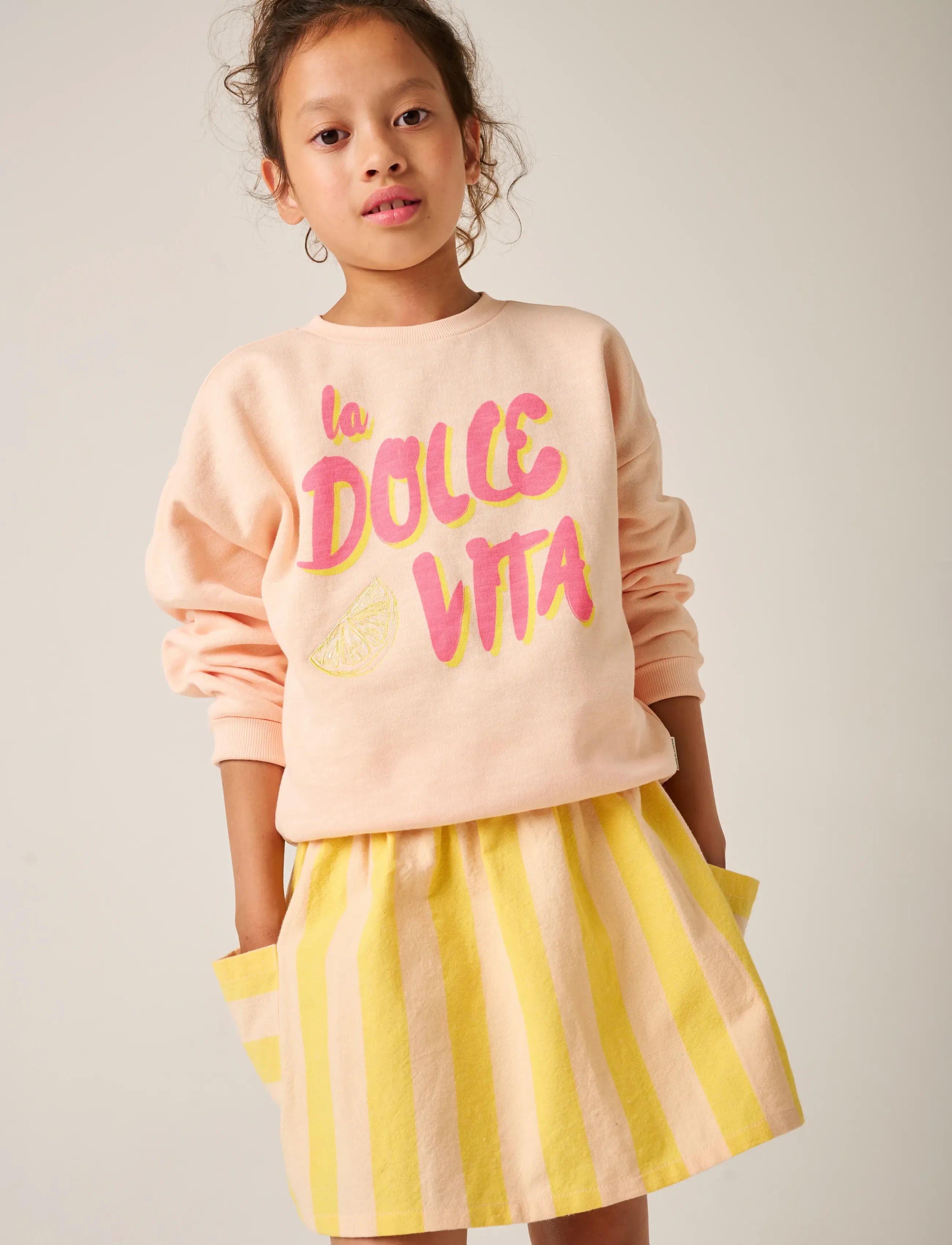 TUMBLE 'N DRY Primadonna Skirt - Korte nederdele - PALE PEACH / yellow