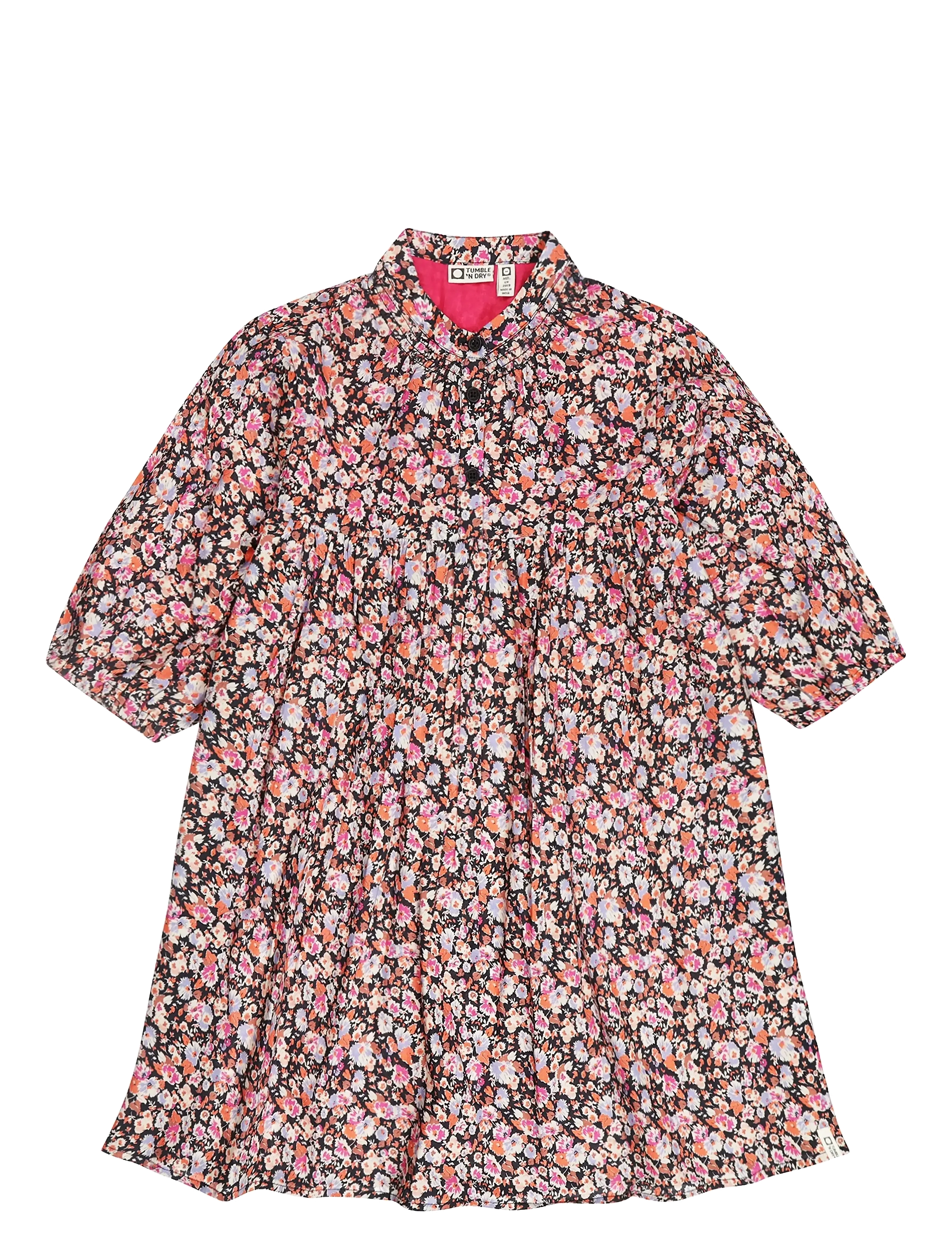 TUMBLE 'N DRY Violetta Dress - Odzież - NAVY BLAZE / pink/rose