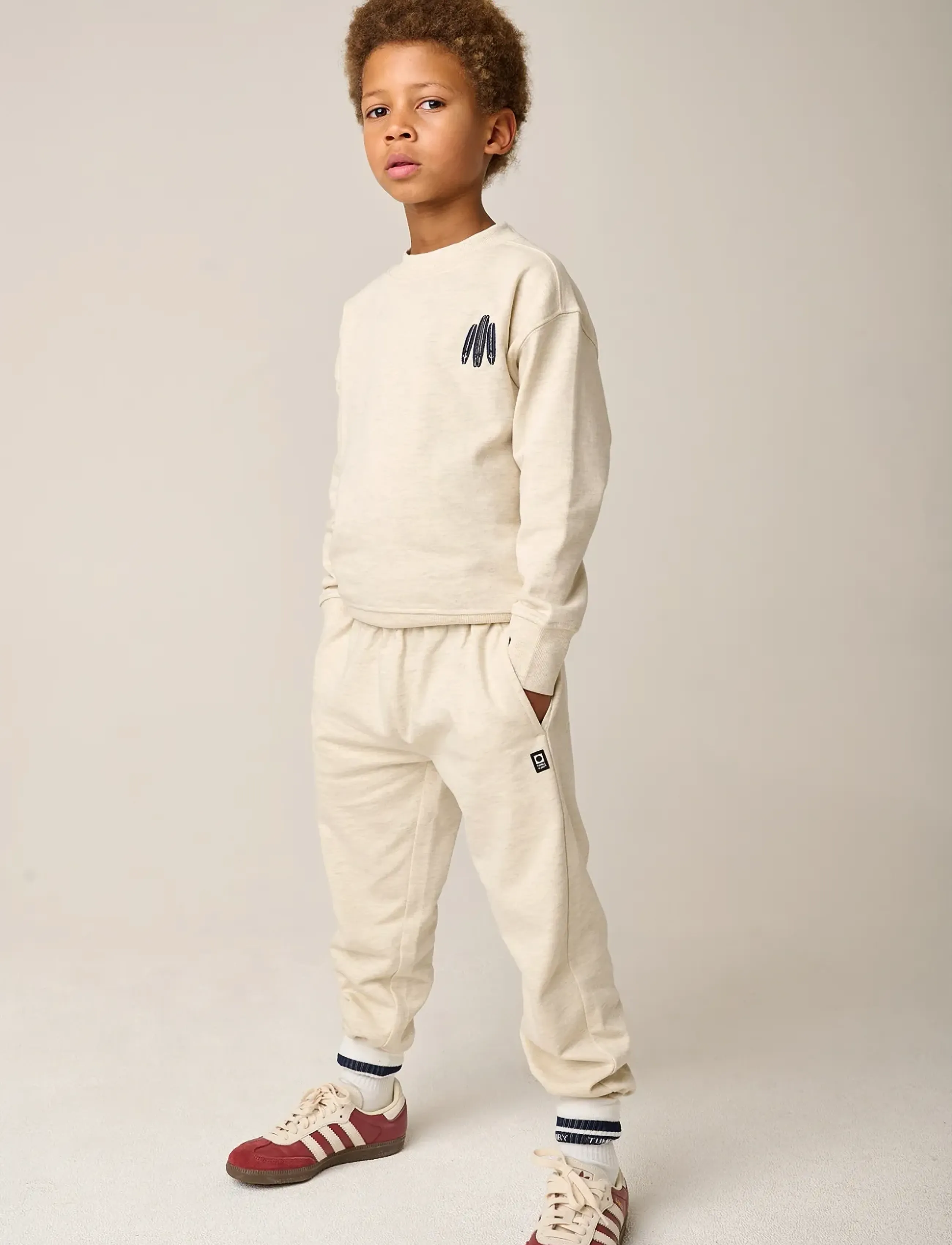 TUMBLE 'N DRY Luigi Sweatpants - Underdele - OFF WHITE / grey