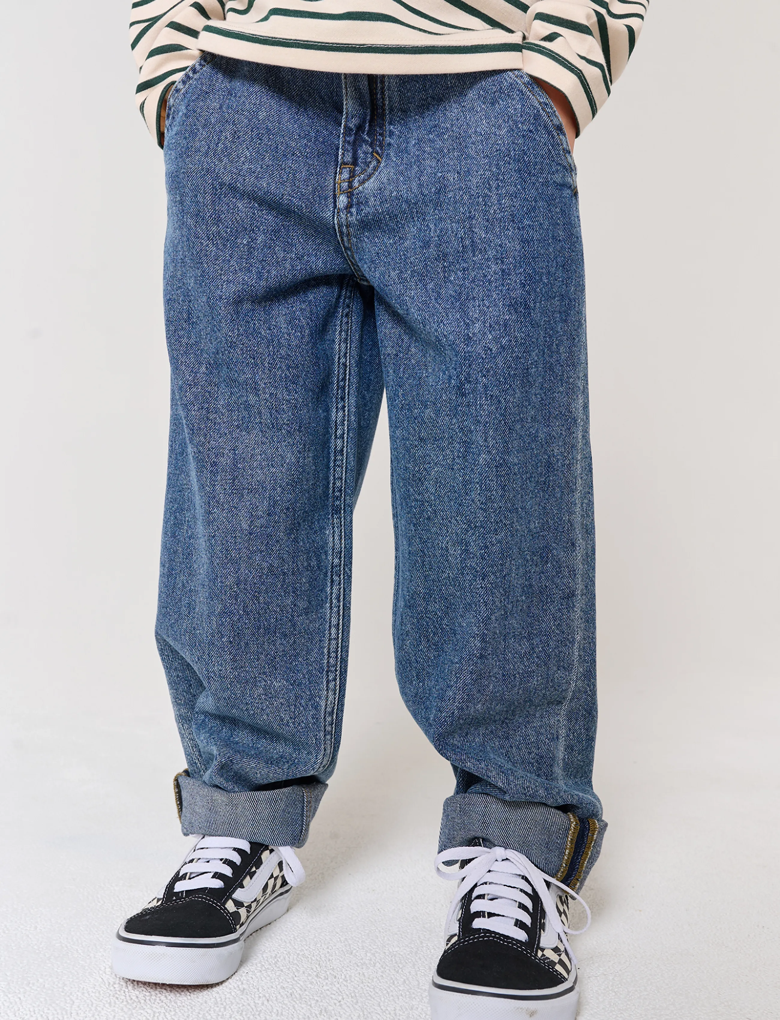 TUMBLE 'N DRY - TND Jurre blue Barrel - loose jeans - denim medi - 0