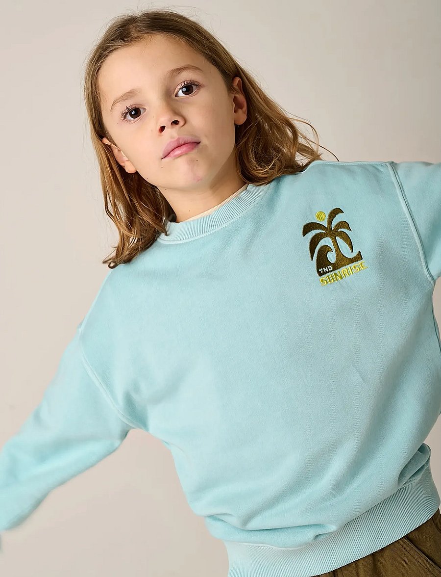 TUMBLE 'N DRY - Dive Sweatshirt - collegepaidat - angel blue - 0