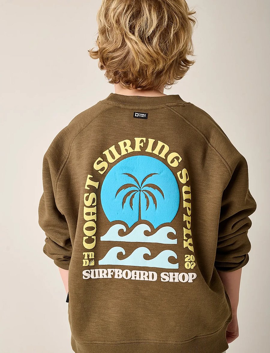 TUMBLE 'N DRY - High Tide Sweatshirt - bluzy - military o - 0