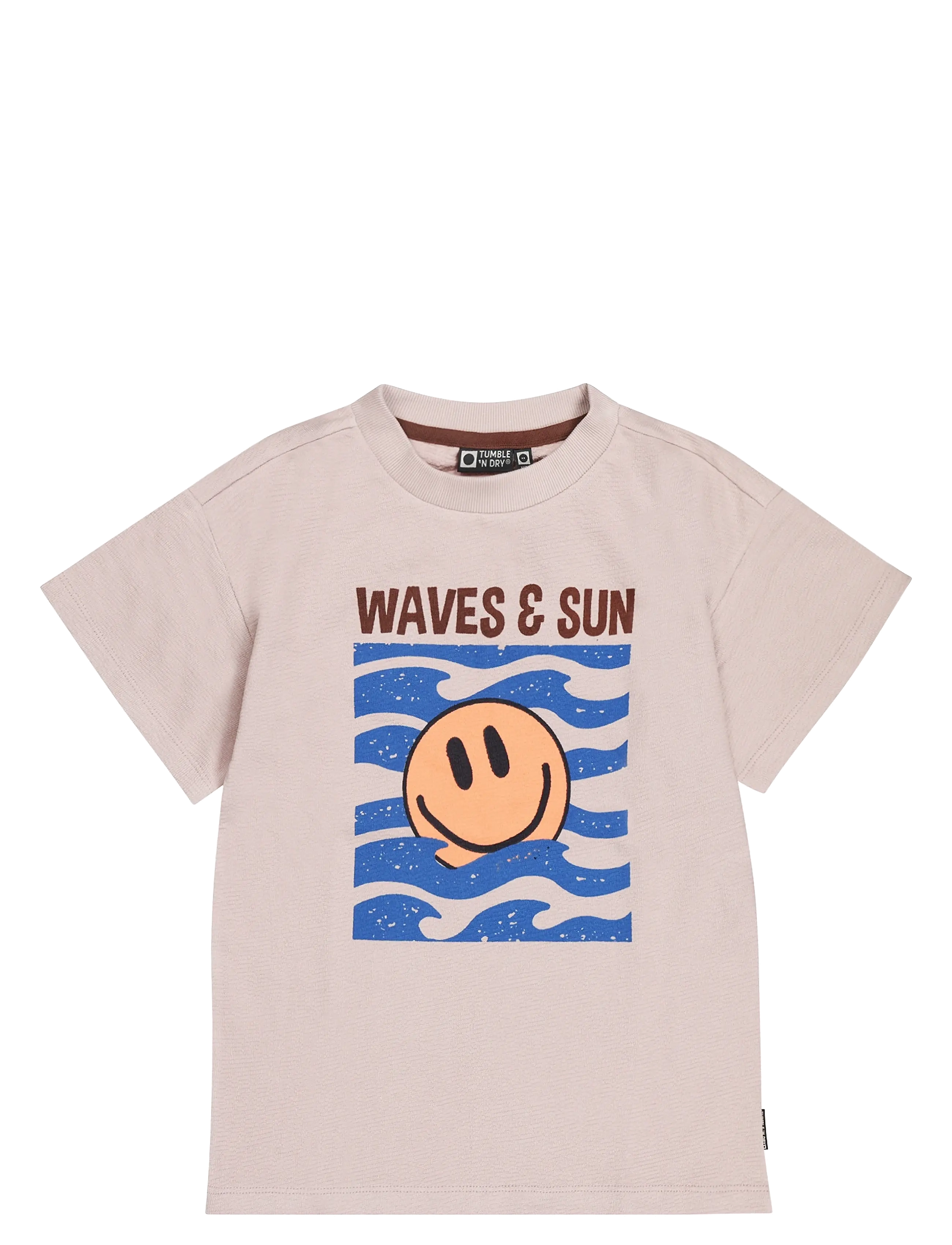 TUMBLE 'N DRY TND Coral Reef - Toppar & T-shirts - CLOUD GRAY / brown