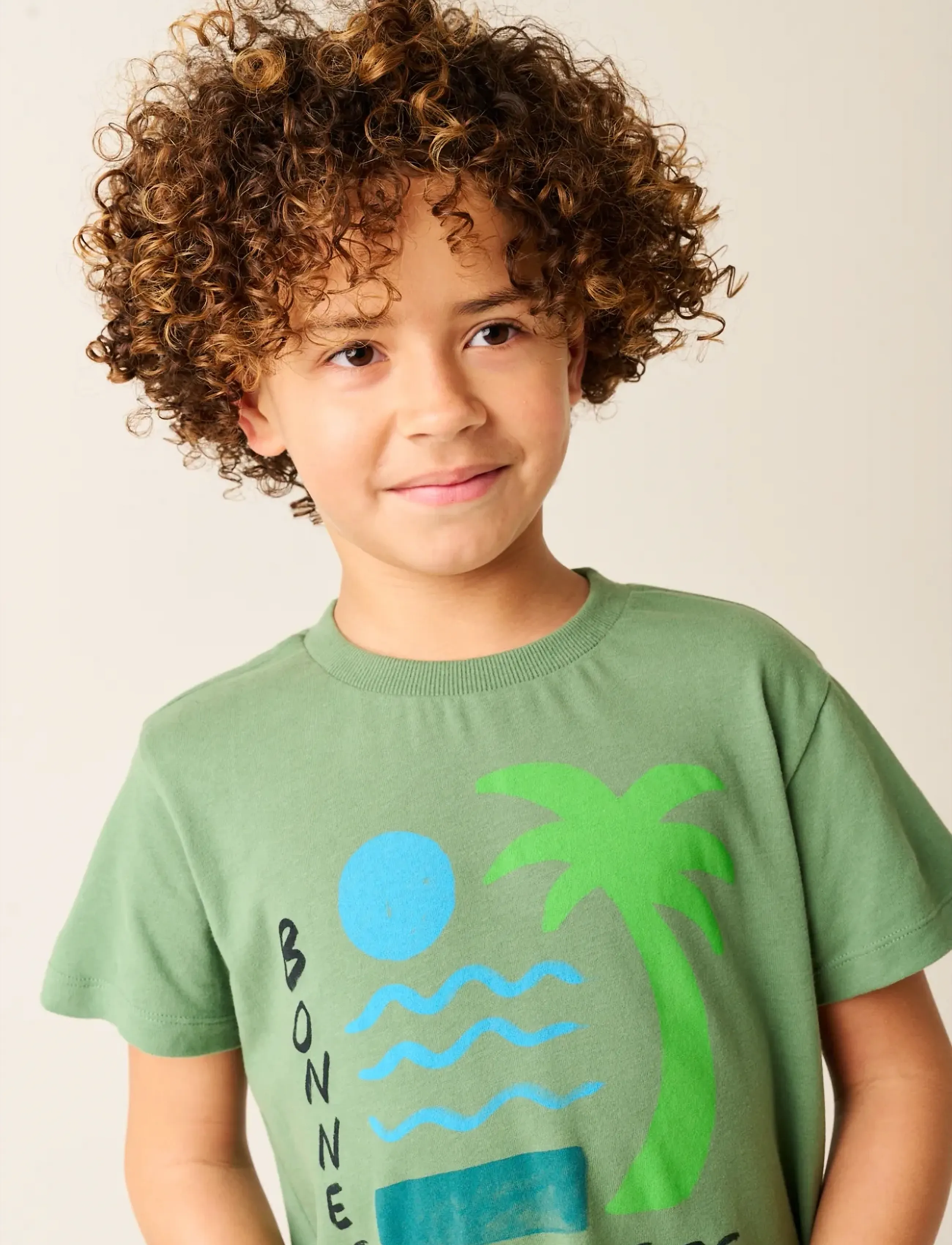 TUMBLE 'N DRY Tnd Nassau, 110, Green, T-Shirts > Kortærmede, Børn