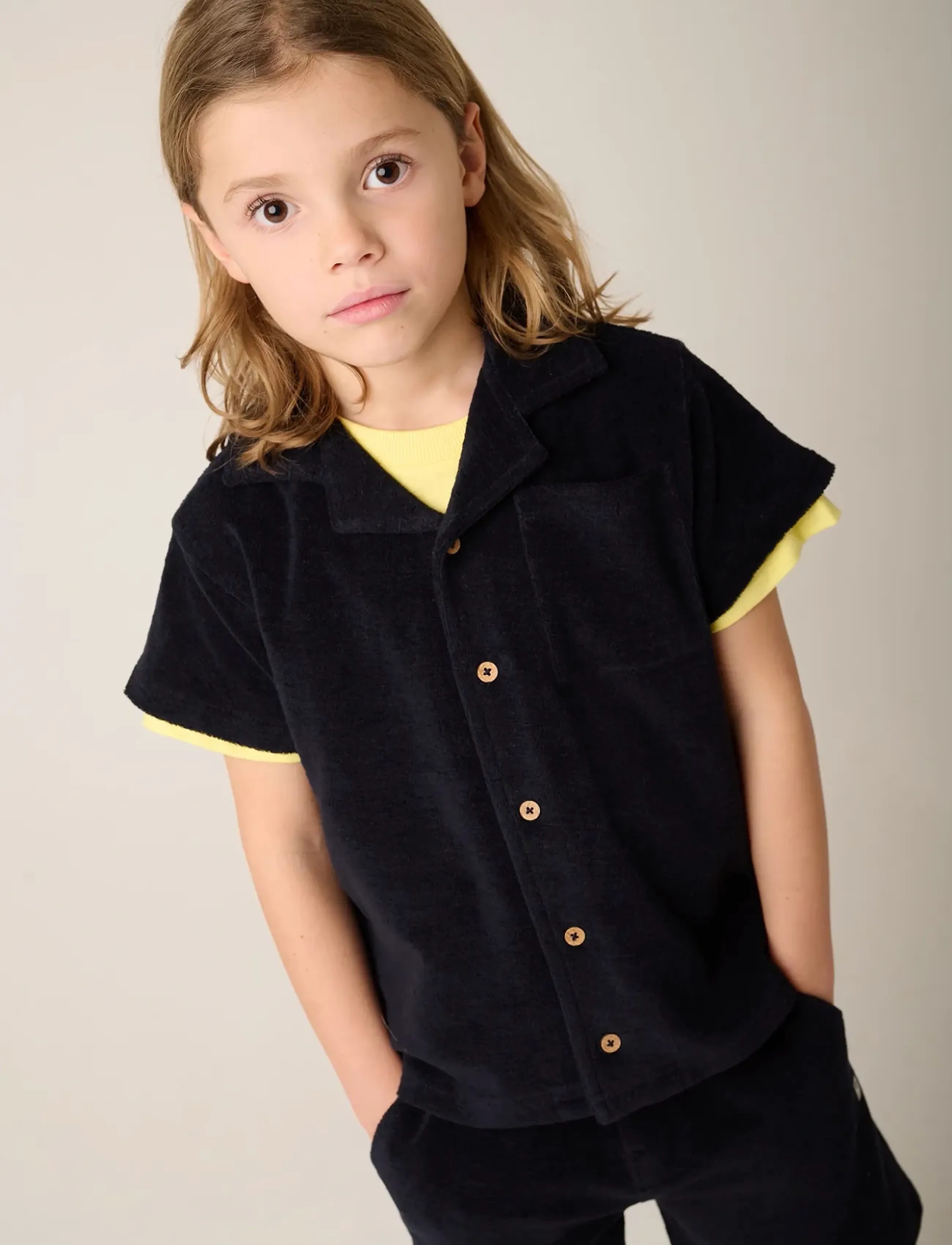 TUMBLE 'N DRY Coastal Shirt - Hauts - DARK NAVY / black