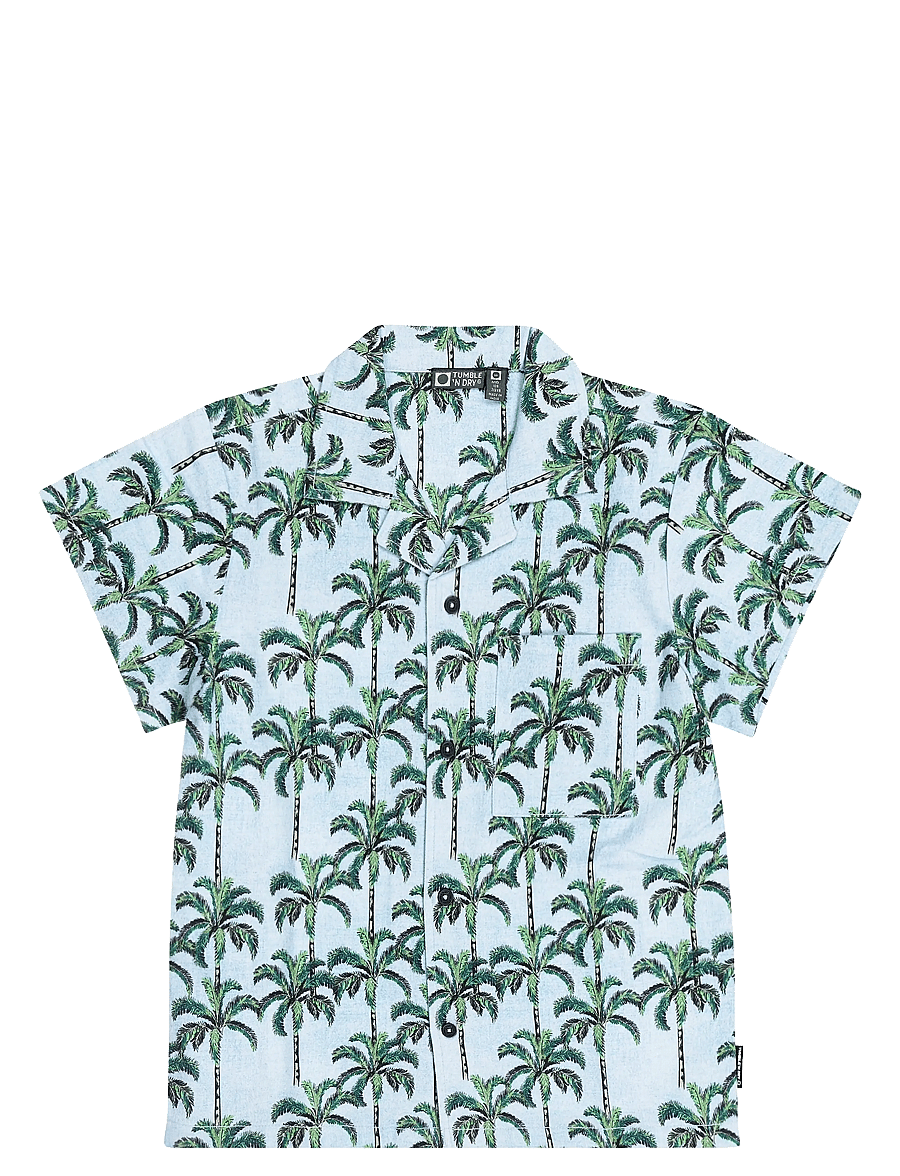 TUMBLE 'N DRY - TND Palm Island - short-sleeved polos - bonnie blu - 1