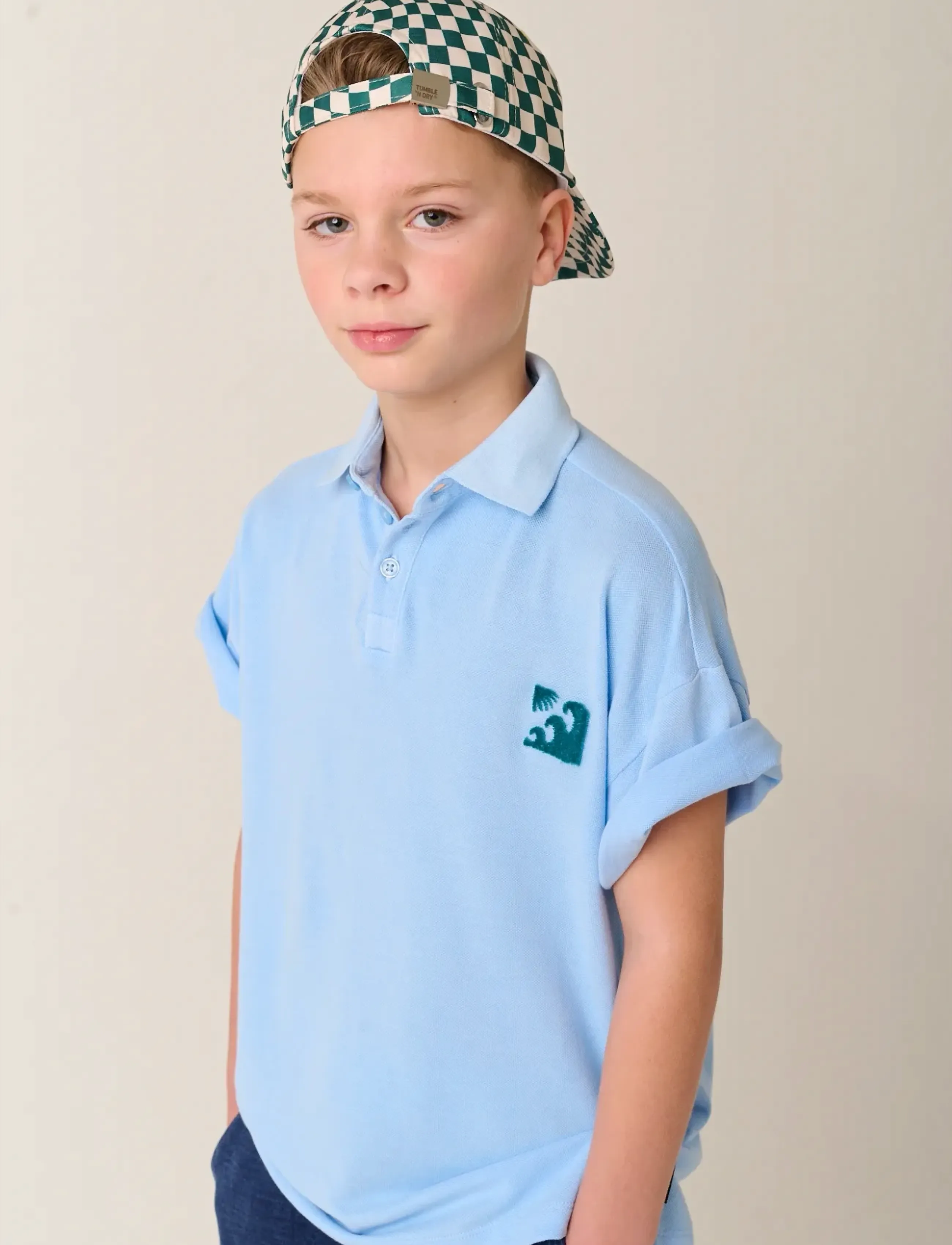 TUMBLE 'N DRY Tnd Loix, Børn, Kortærmet Poloshirt, Blå, Str: 116