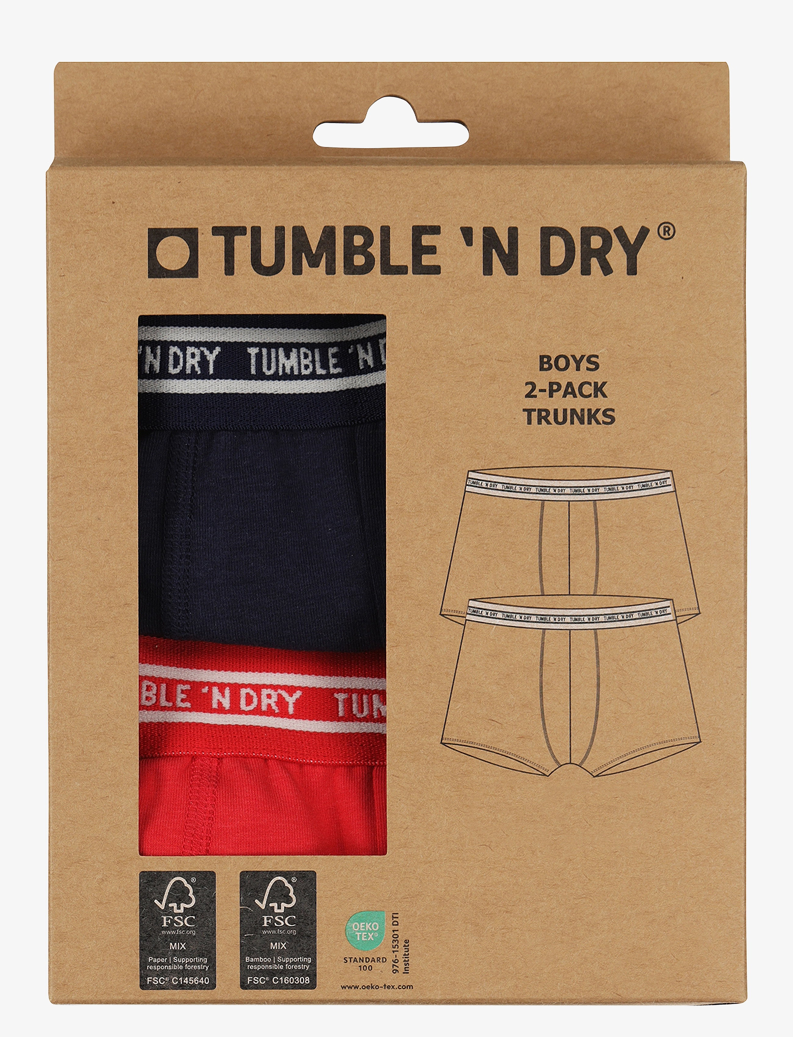 TUMBLE 'N DRY - Tumble Trunks 2 pack - shoppa efter ålder - flame scar - 2
