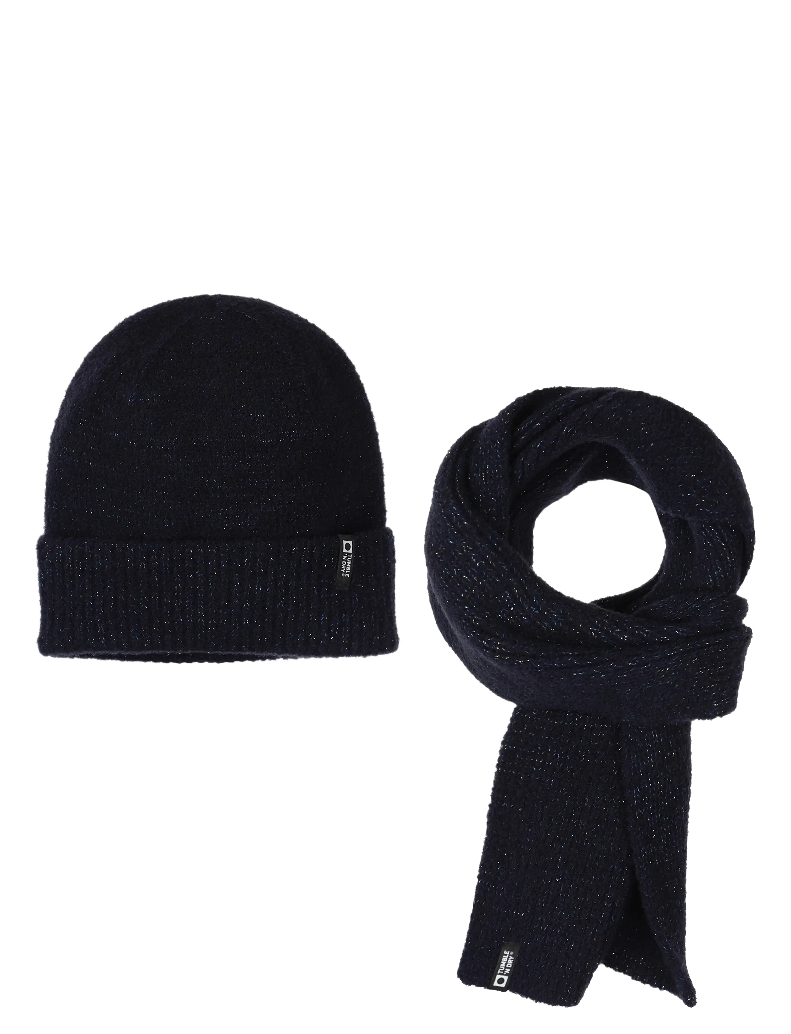 TUMBLE 'N DRY TND Beanie & Scarf Girls - Aksessuaarid - NAVY BLAZE / navy