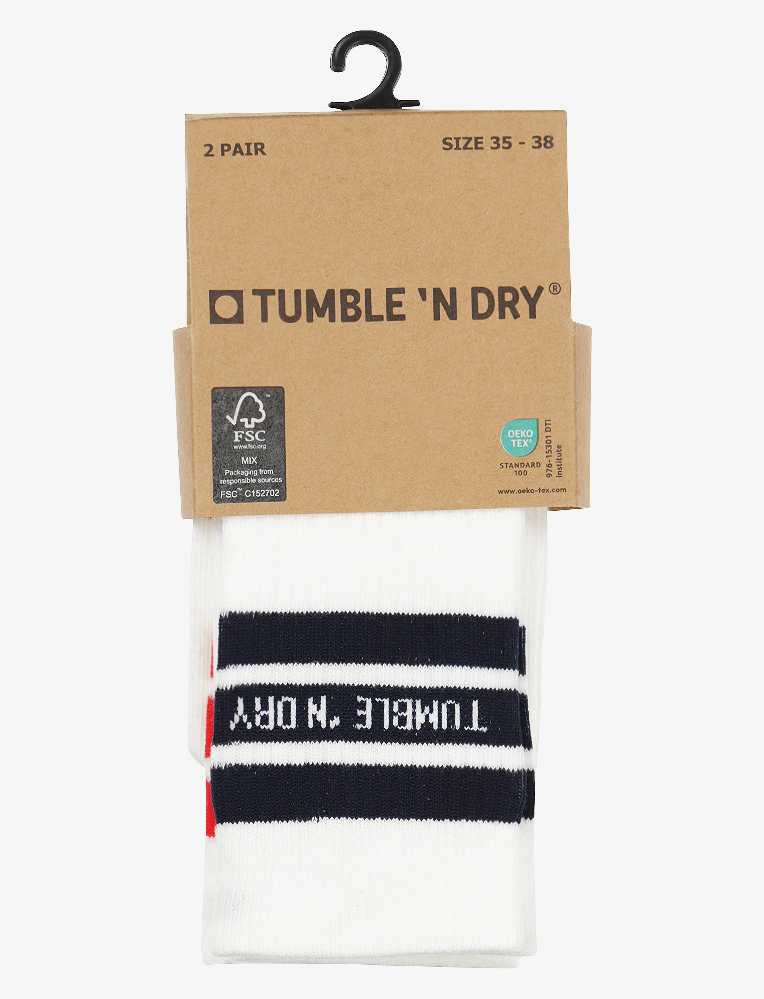 TUMBLE 'N DRY - TND Tumble Socks 2-pack - socks - flame scar - 1
