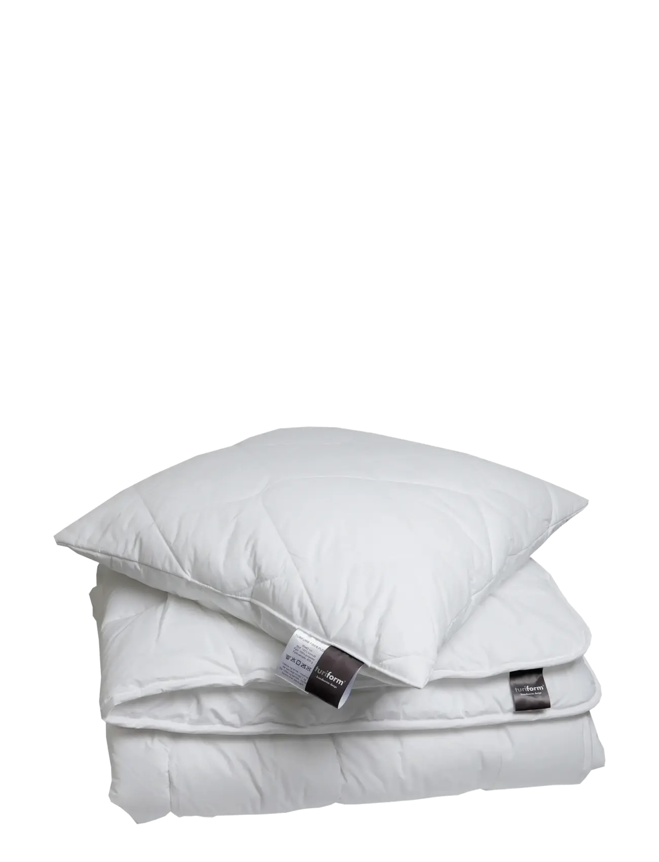 Turiform TURIFORM Fiber pude + helårdyne - Textilier - WHITE / white