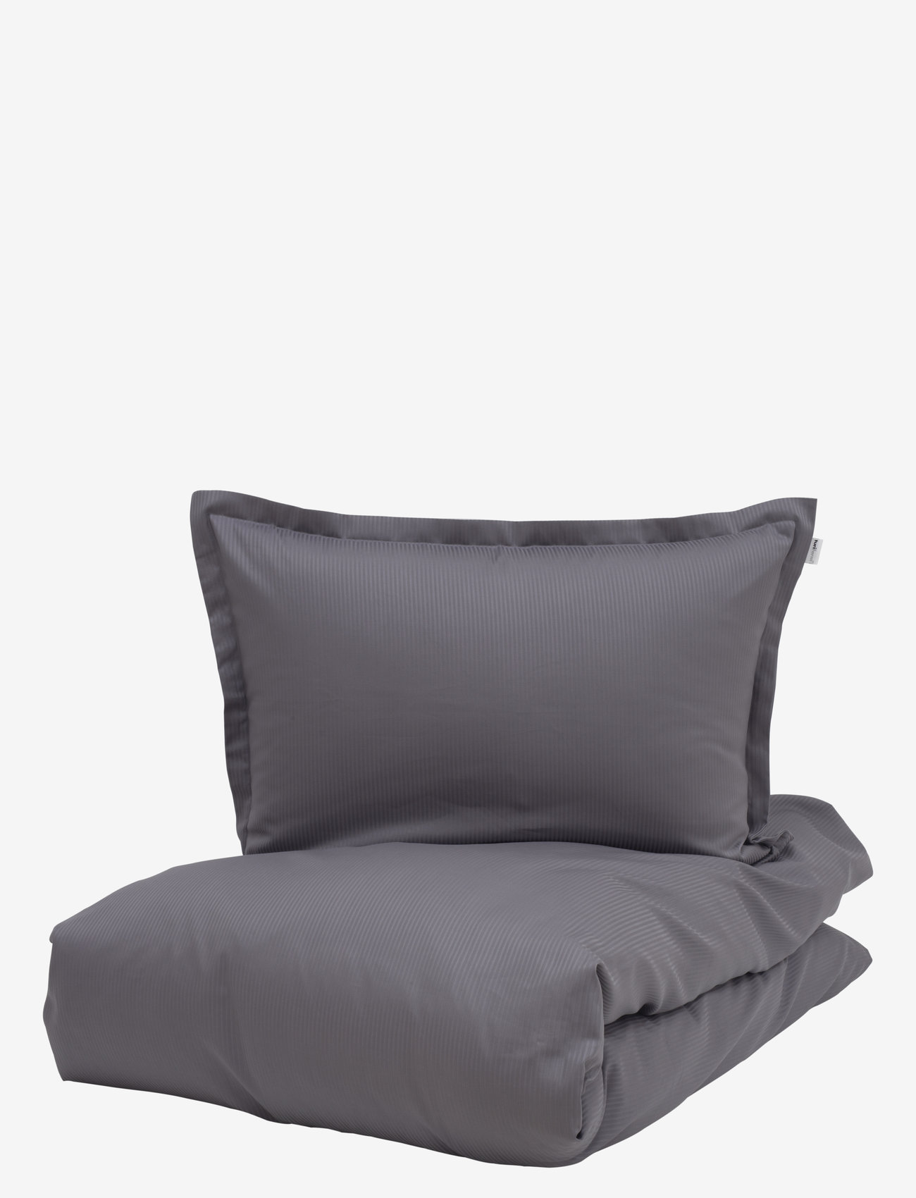 Turiform Turistripa GOTS DARK GREY - Sengesæt - DARK GREY / grey