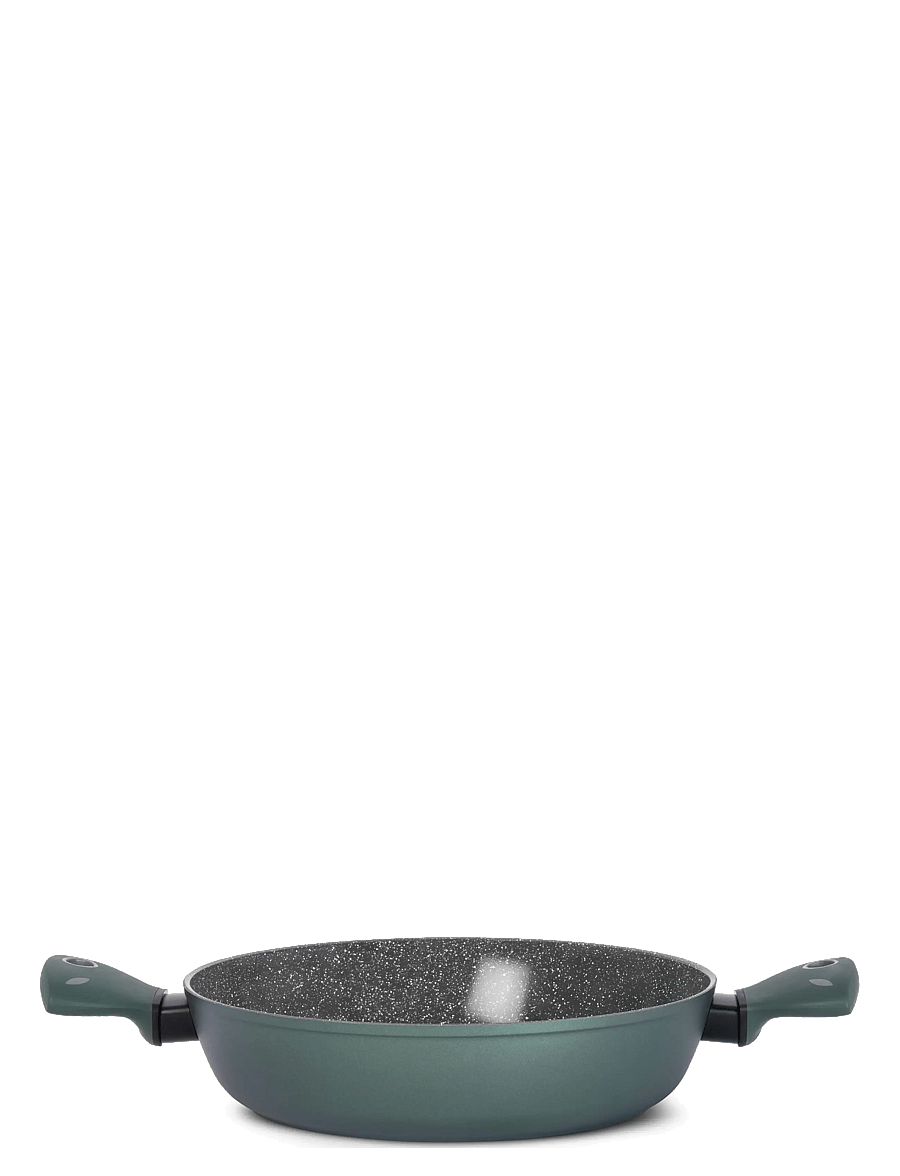 TVS - ECO OK 2 Handles pan 28cm - praepannid ja pannid - black - 0