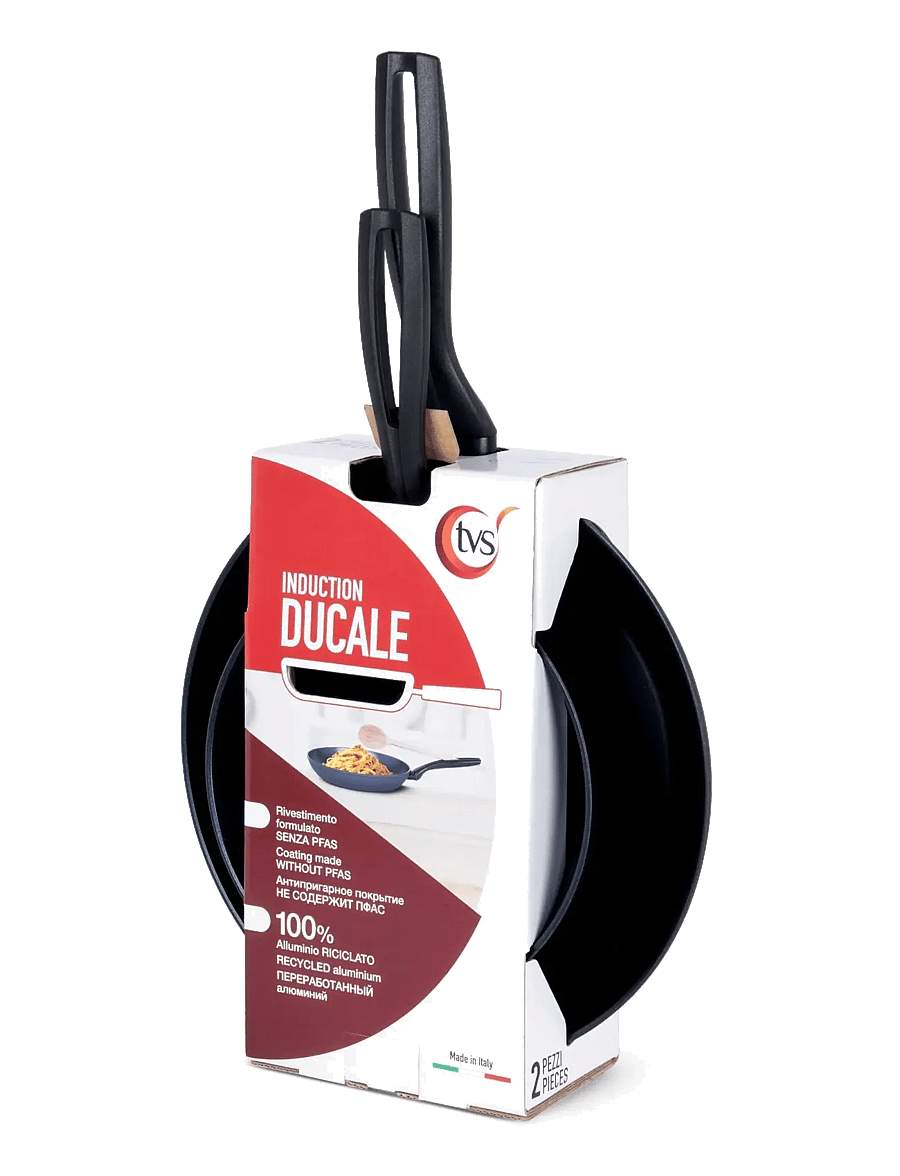 TVS - Ducale segepandesæt 20 + 28 cm - bratpfannen - black - 3