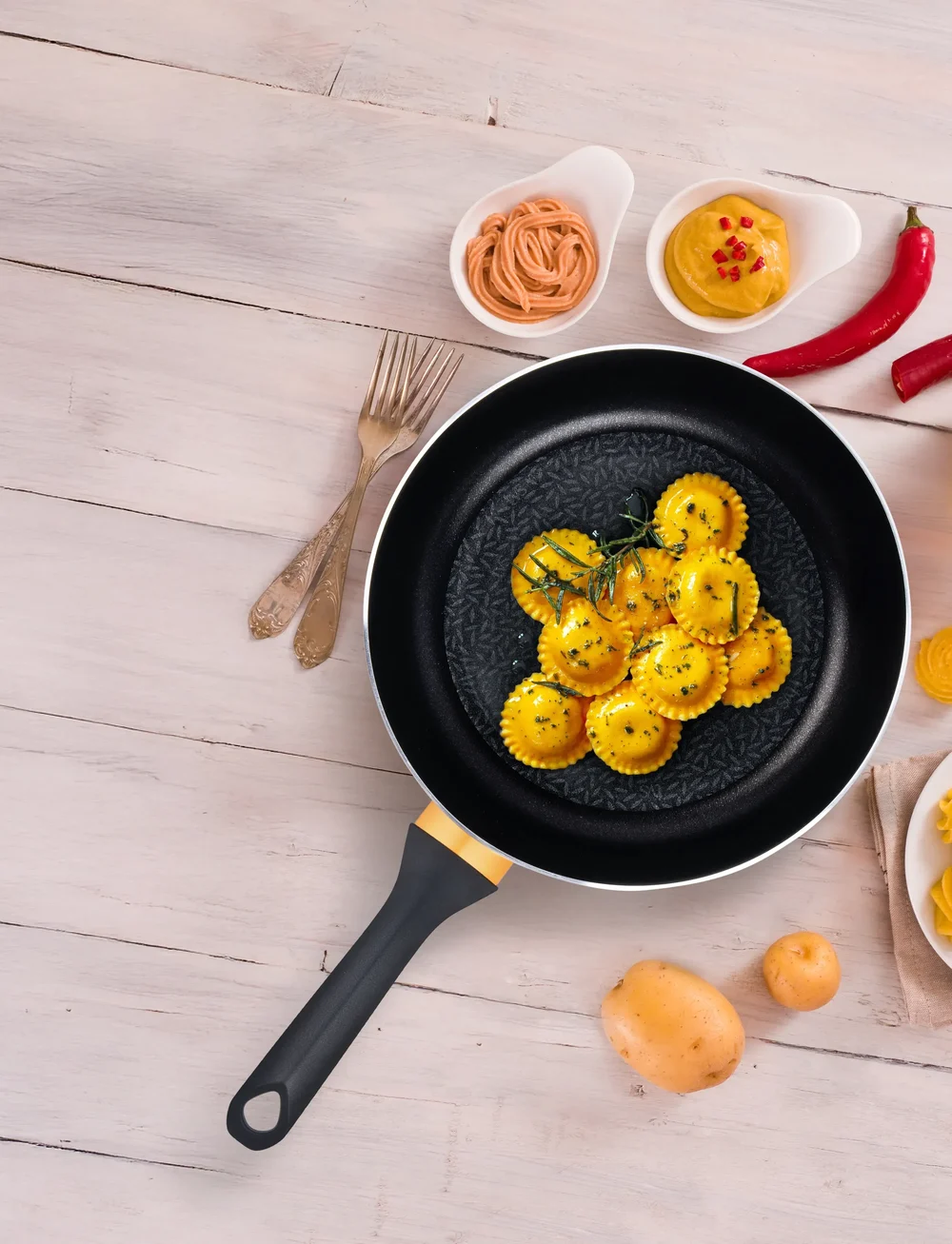 TVS - ZENZERO Frypan 28cm - poêles à frire - black - 1