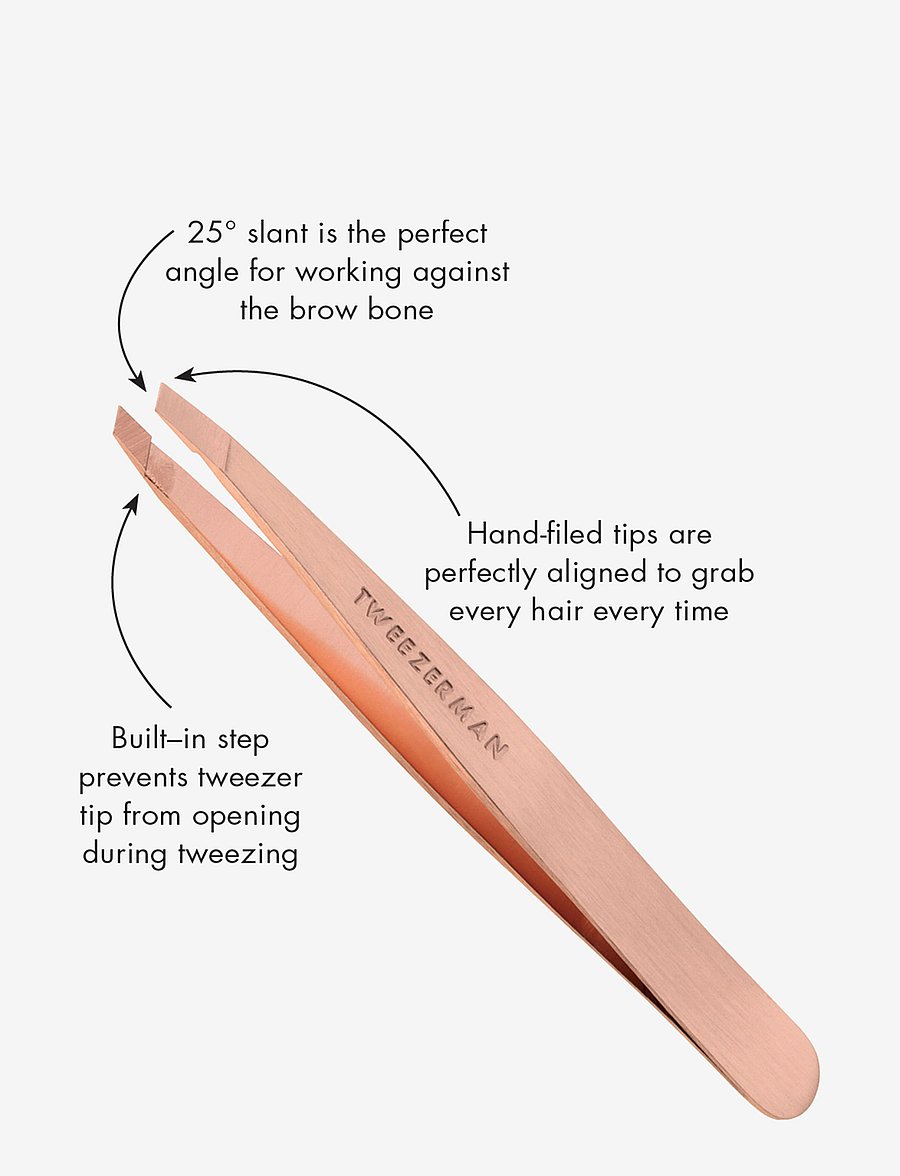 Tweezerman - Slant Tweezer Rose Gold - makeup - clear - 4