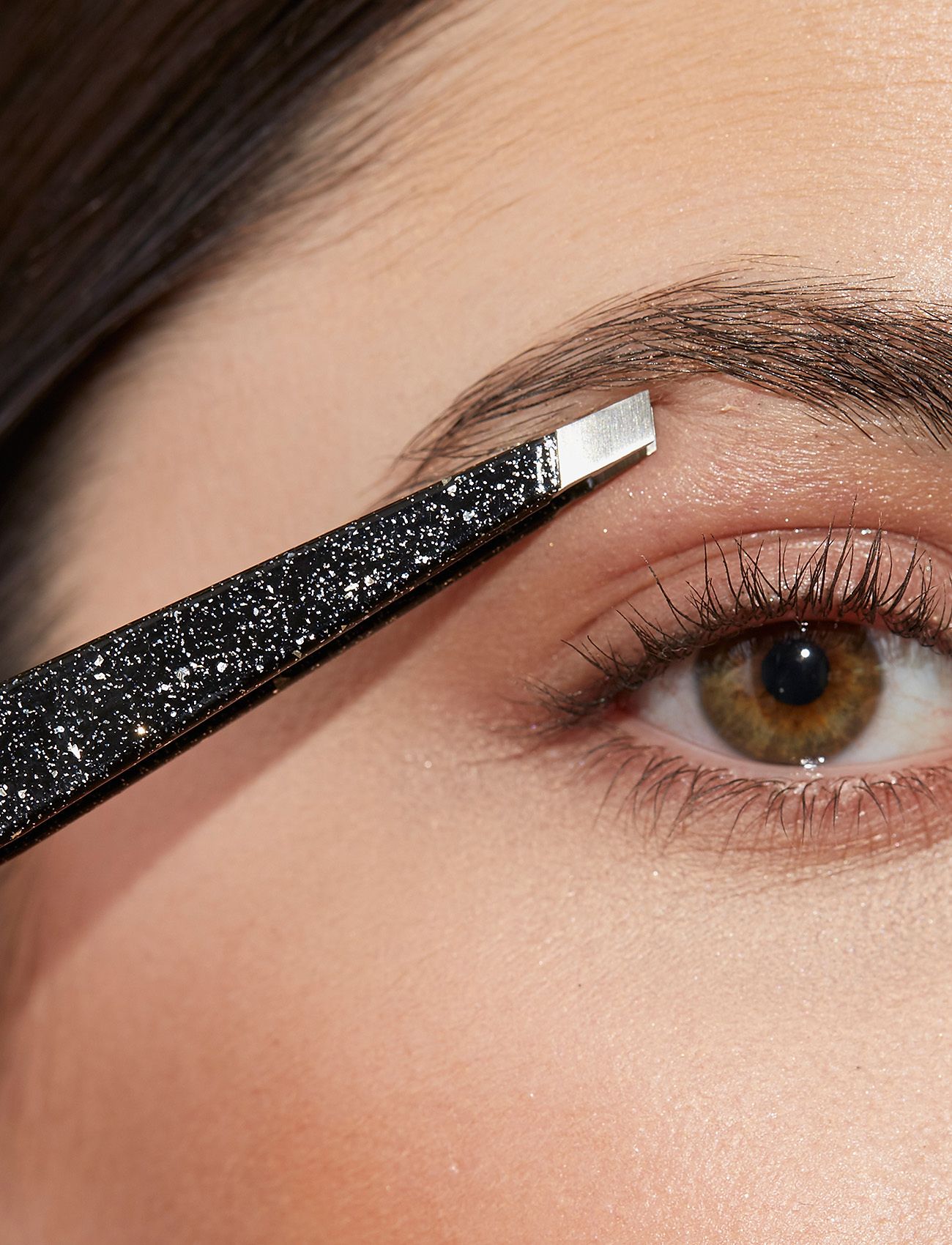 Tweezerman - Slant Tweezer Sparkling Black Anniversary - makeup - no colour - 2
