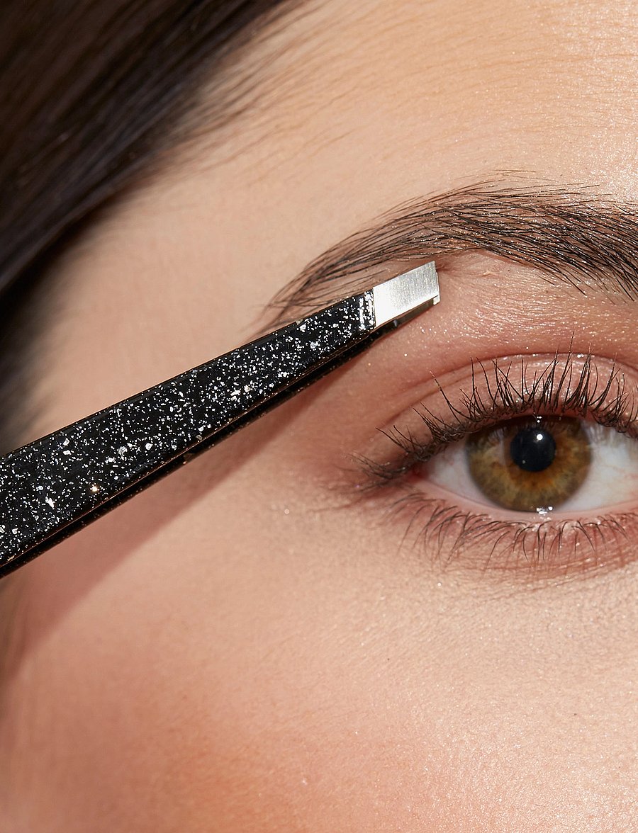 Tweezerman - Slant Tweezer Sparkling Black Anniversary - makeup - no colour - 2