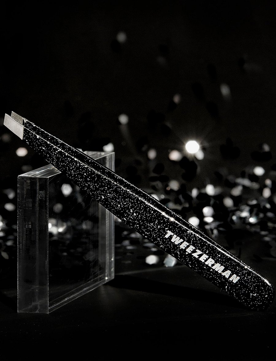 Tweezerman - Slant Tweezer Sparkling Black Anniversary - makeup - no colour - 5