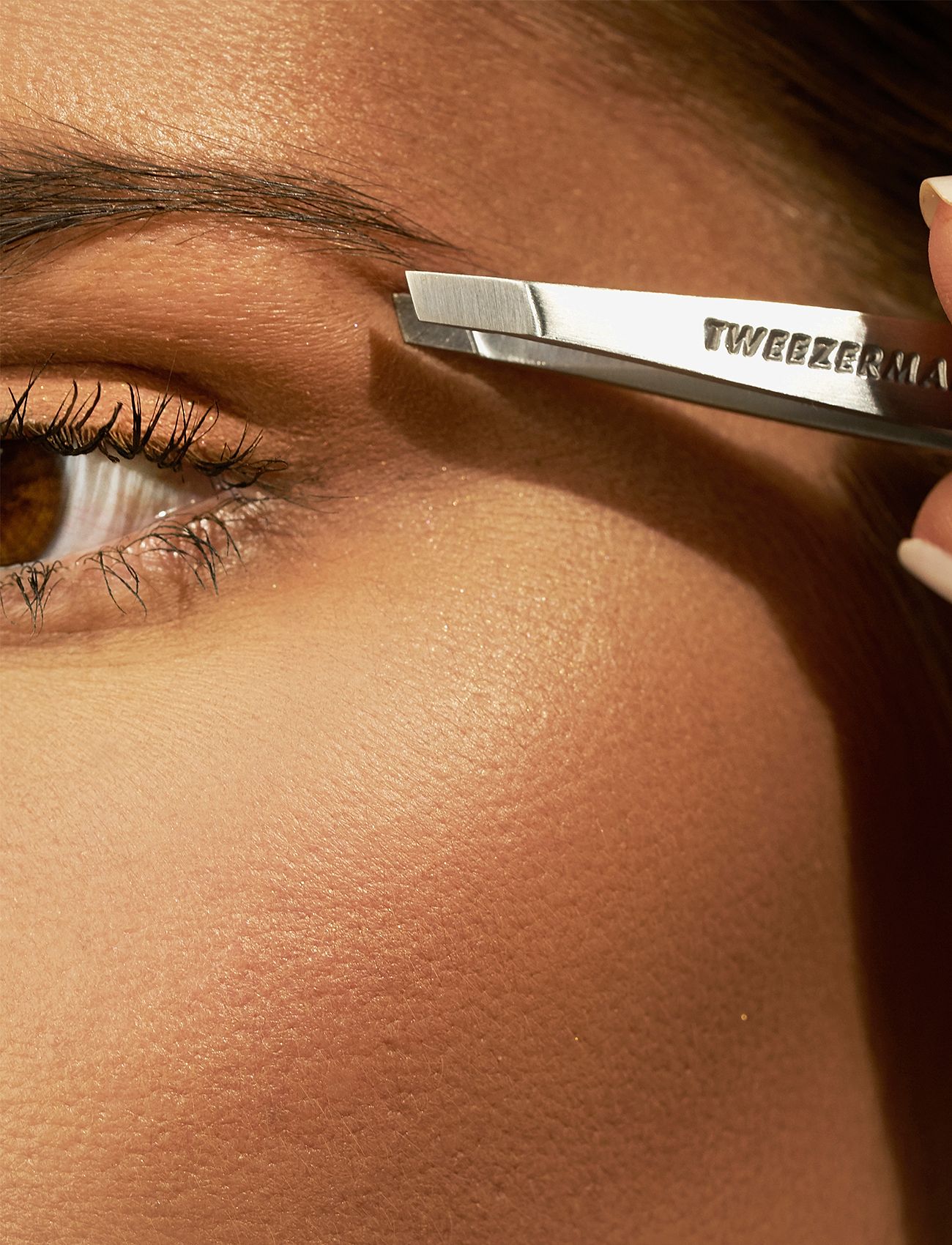 Tweezerman - Mini Slant Tweezer Classic Stainless - smink - silver - 4