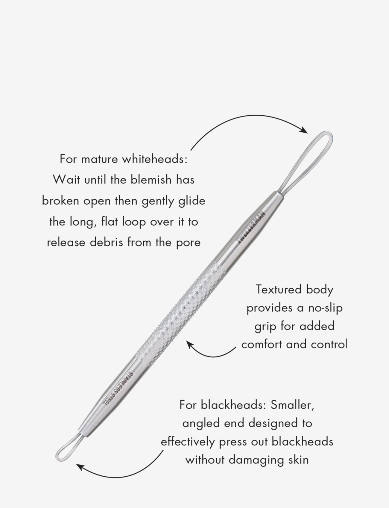 Tweezerman - No Slip Skin Care Tool - förðunarvörur - no color - 2