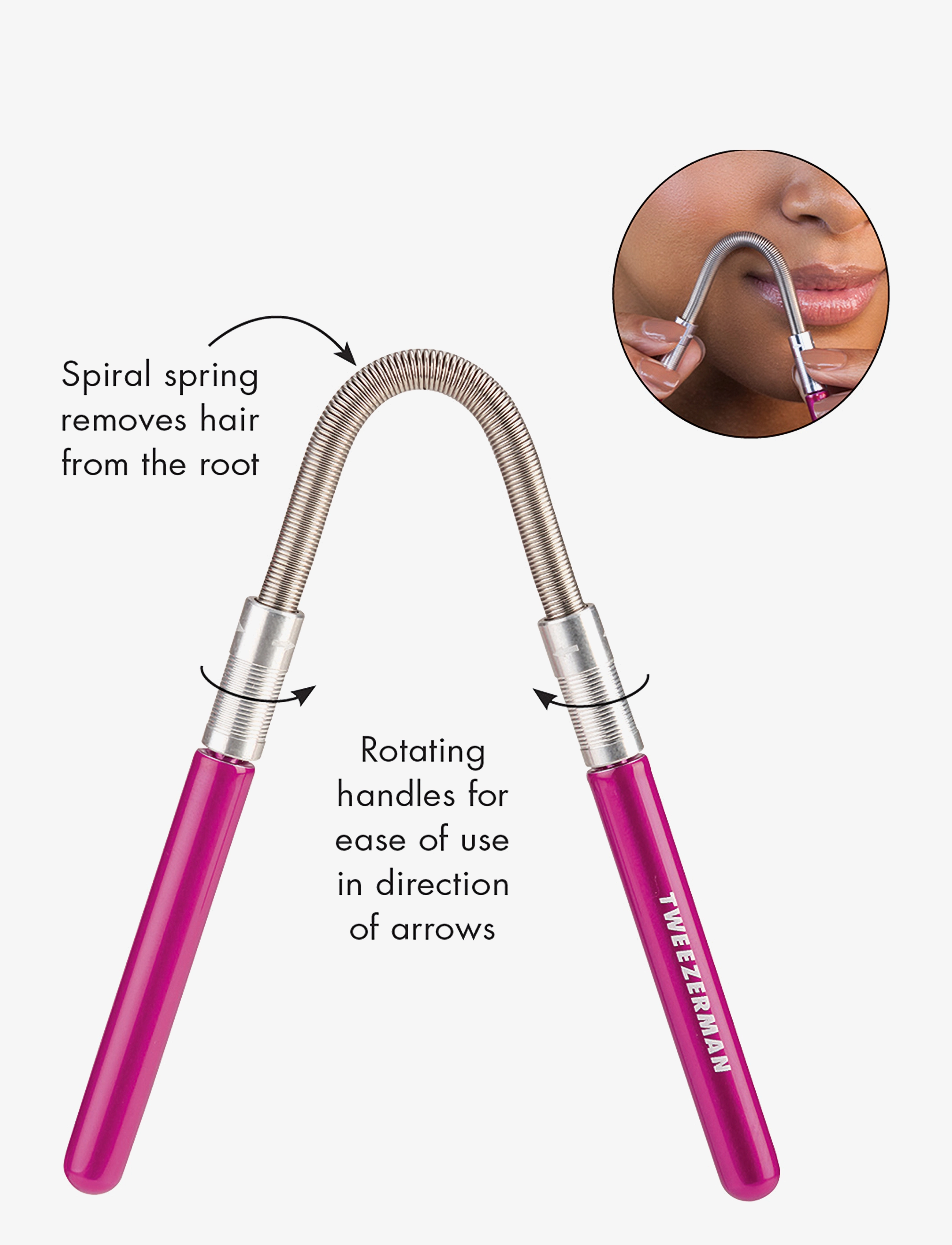 Tweezerman - Smooth Finish Facial Hair Remover - förðunarvörur - no color - 3