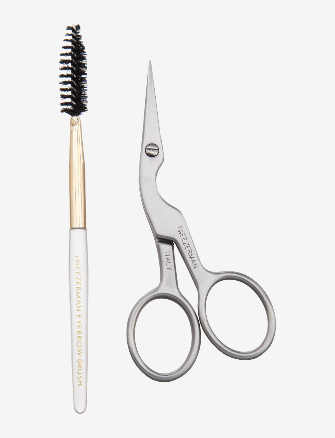 Tweezerman - Brow Shaping Scissors & Brush - makeup tools - no color - 0