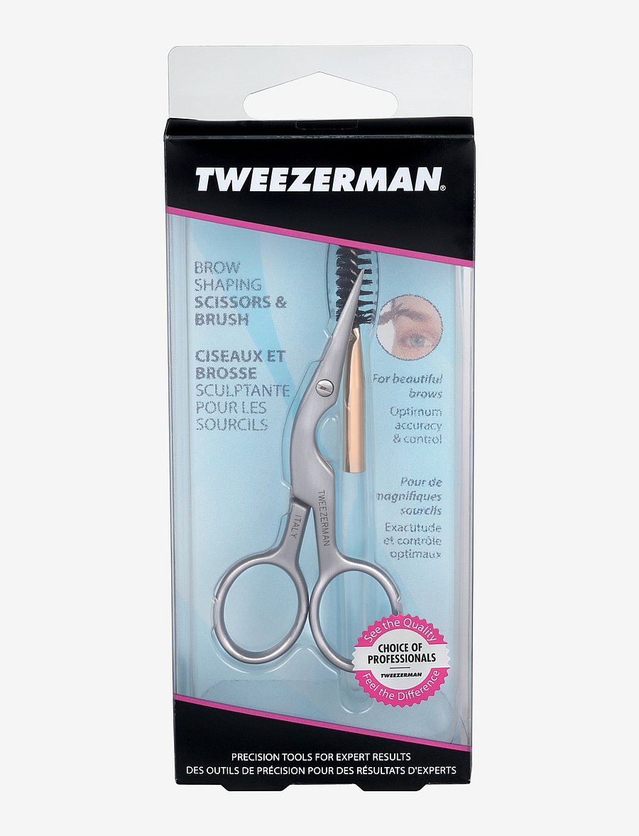 Tweezerman - Brow Shaping Scissors & Brush - smink - no color - 1