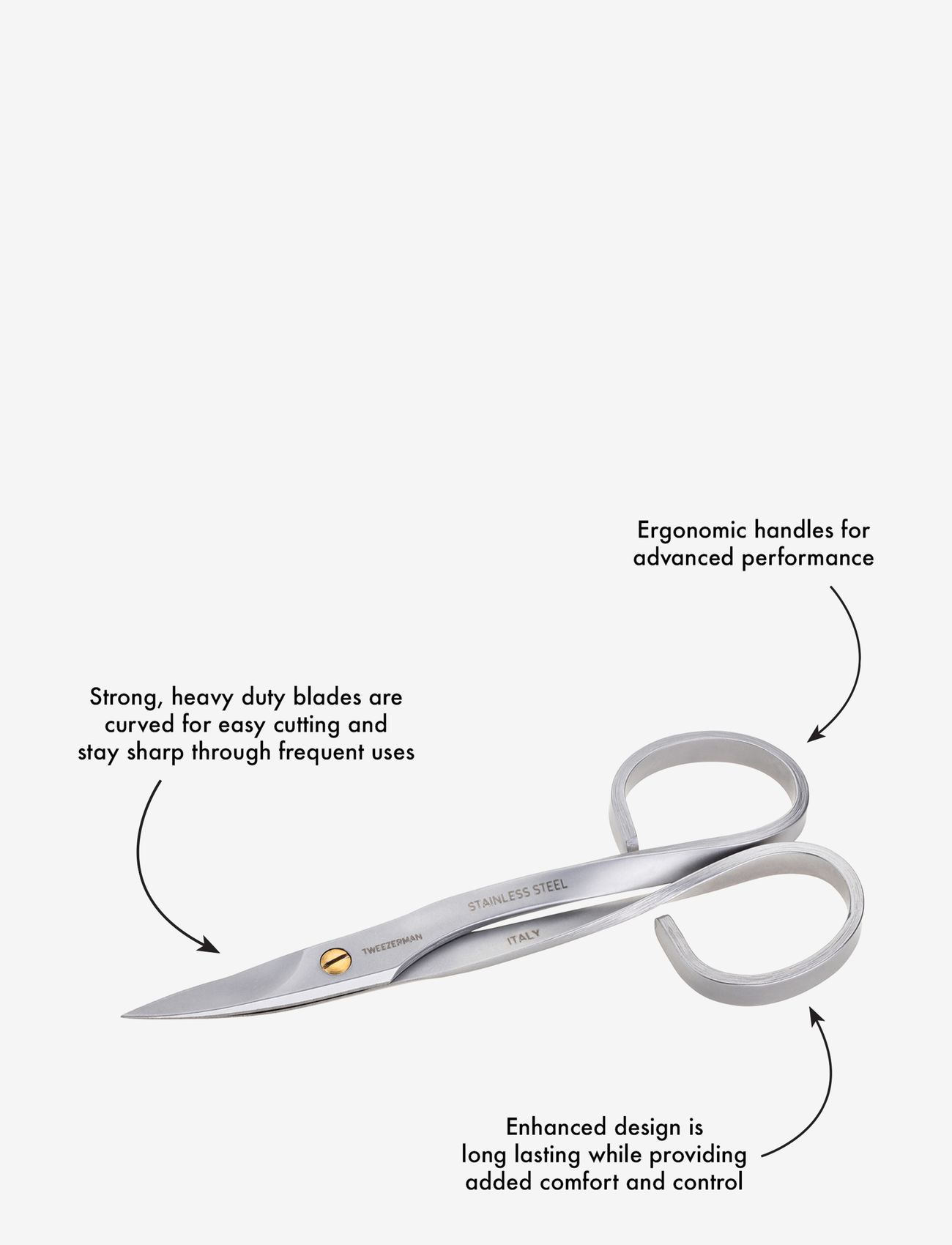 Tweezerman - Stainless Steel Nail Scissors - makeup - no color - 2