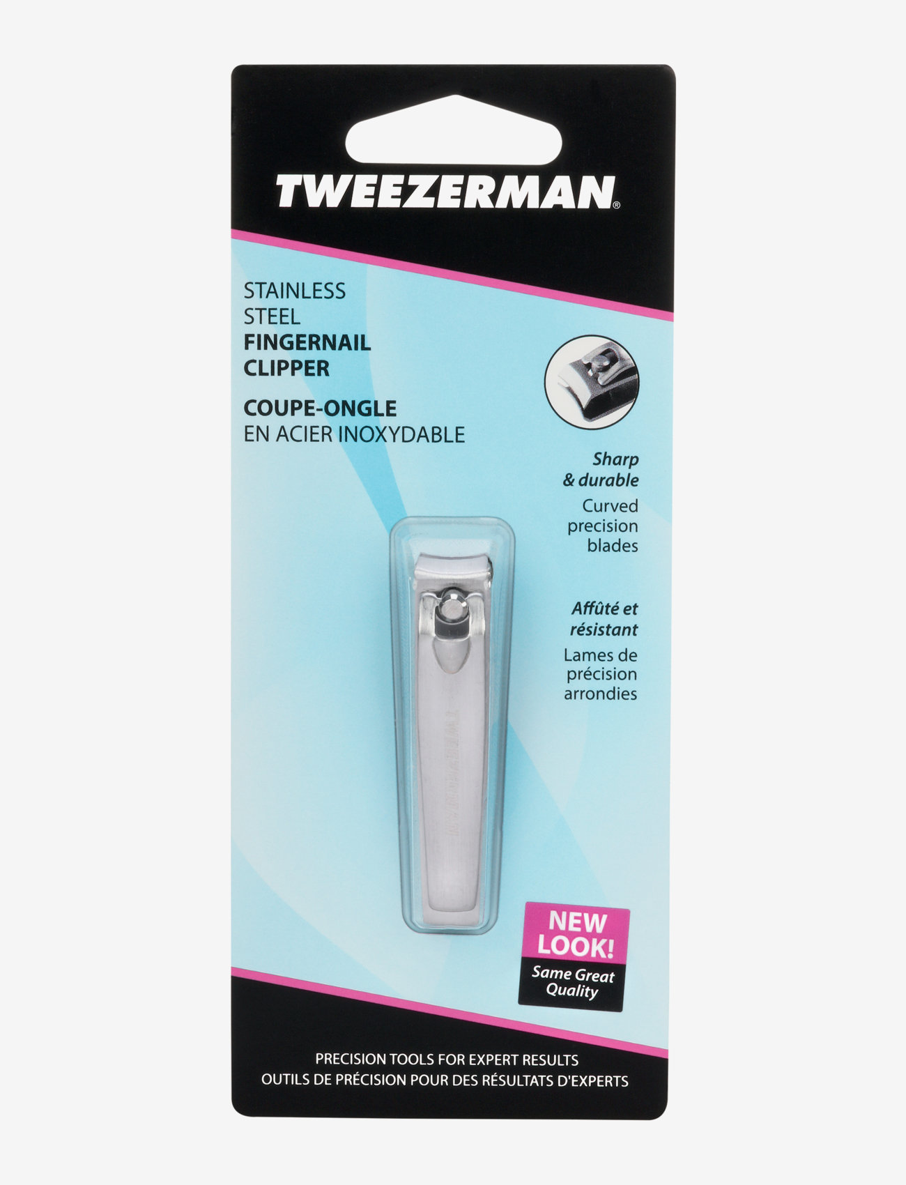 Tweezerman - Stainless Steel Fingernail Clipper - nagelvård - no color - 1