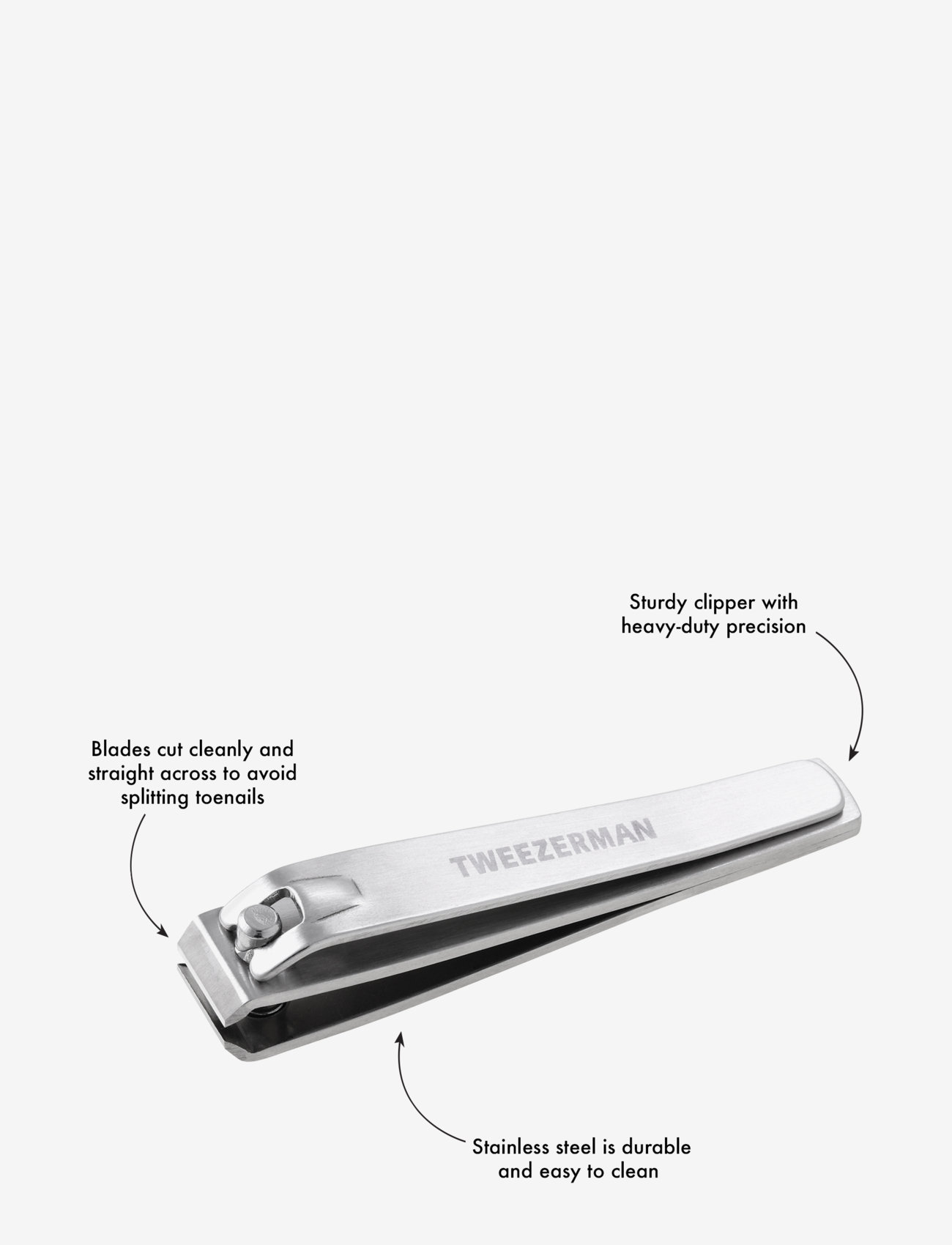 Tweezerman - Stainless Steel Toenail Clipper - smink - no color - 2