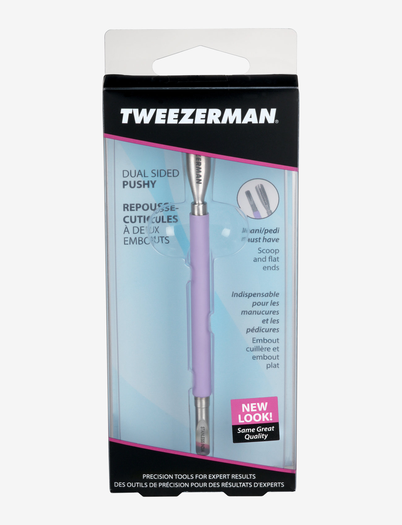Tweezerman - Dual Sided Pushy - nagelvård - no color - 1