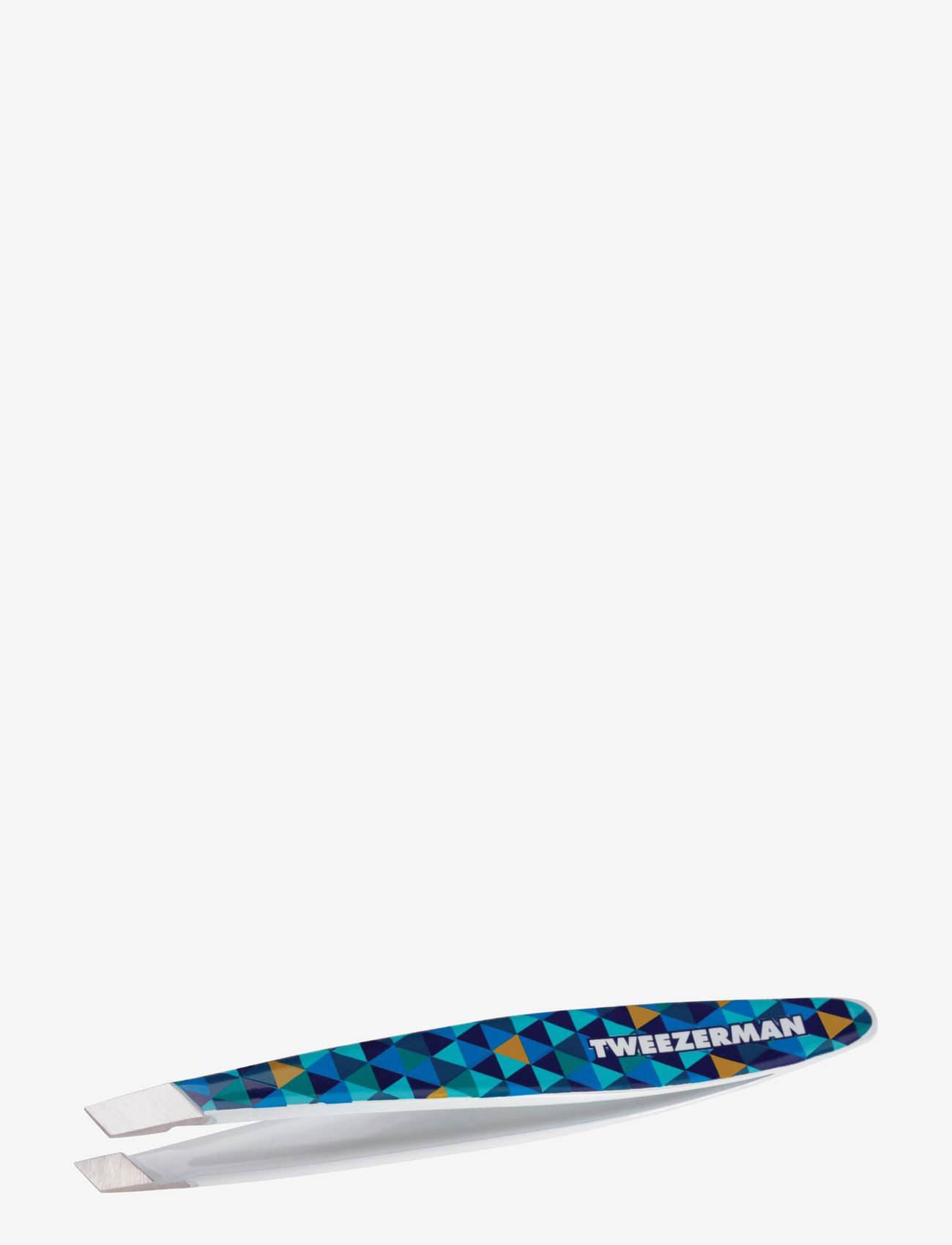 Tweezerman - Mini Slant Tweezer Blue Mosaic - tweezers - blue mosaic - 0