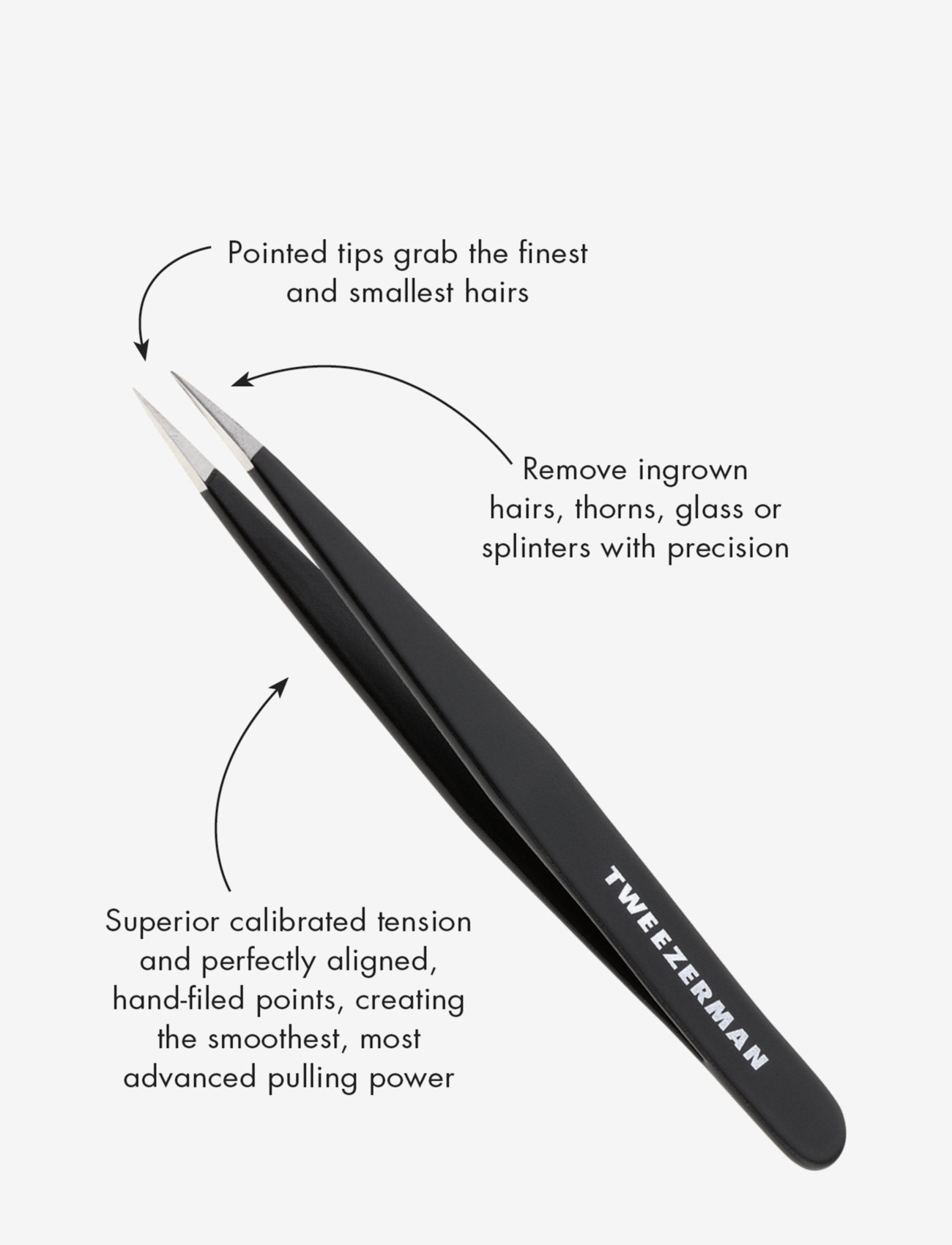 Tweezerman - Point Tweezer Midnight Sky - festtøj til outletpriser - no color - 2