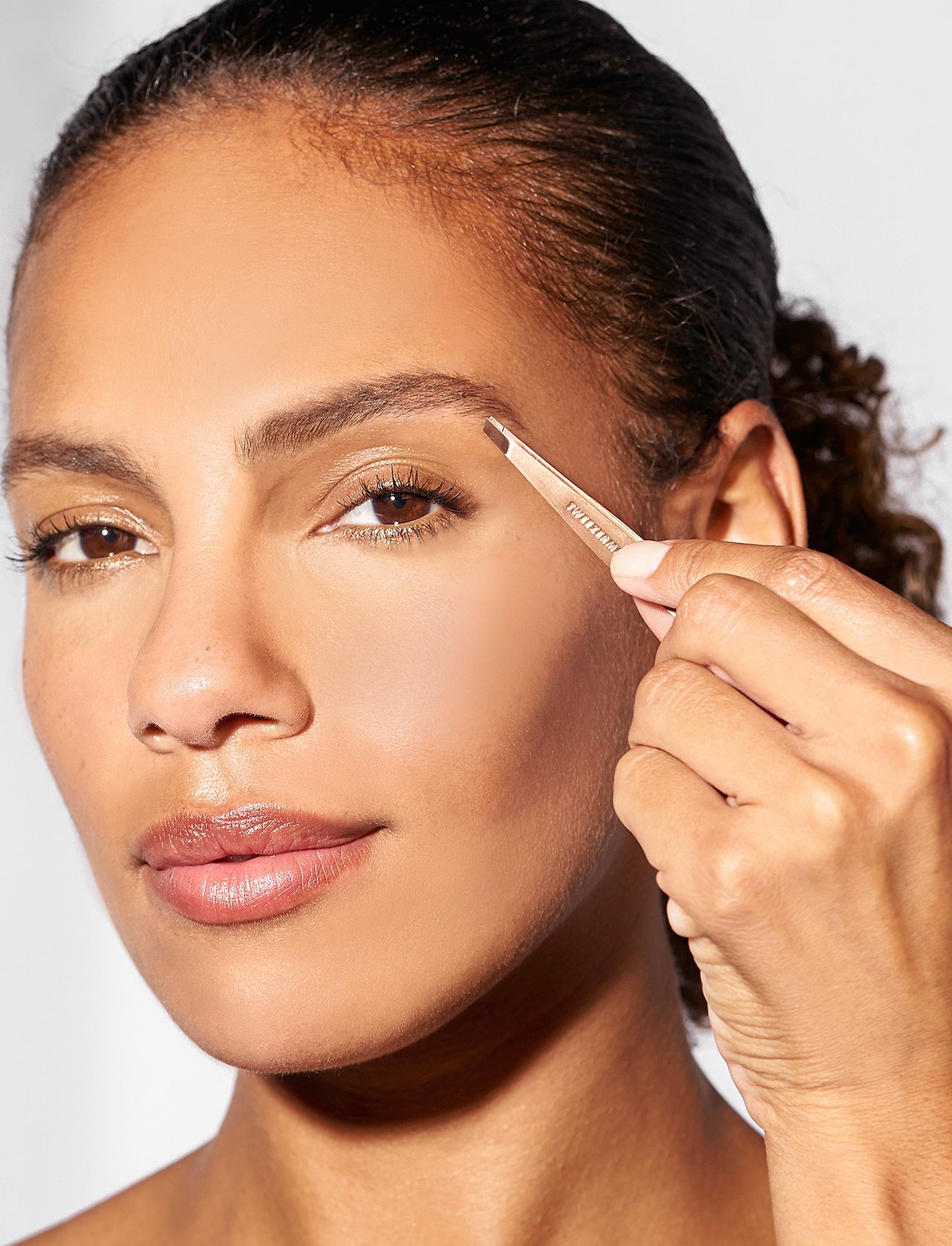 Tweezerman - Mini Slant Tweezer Rose Gold - laveste priser - rose gold - 2