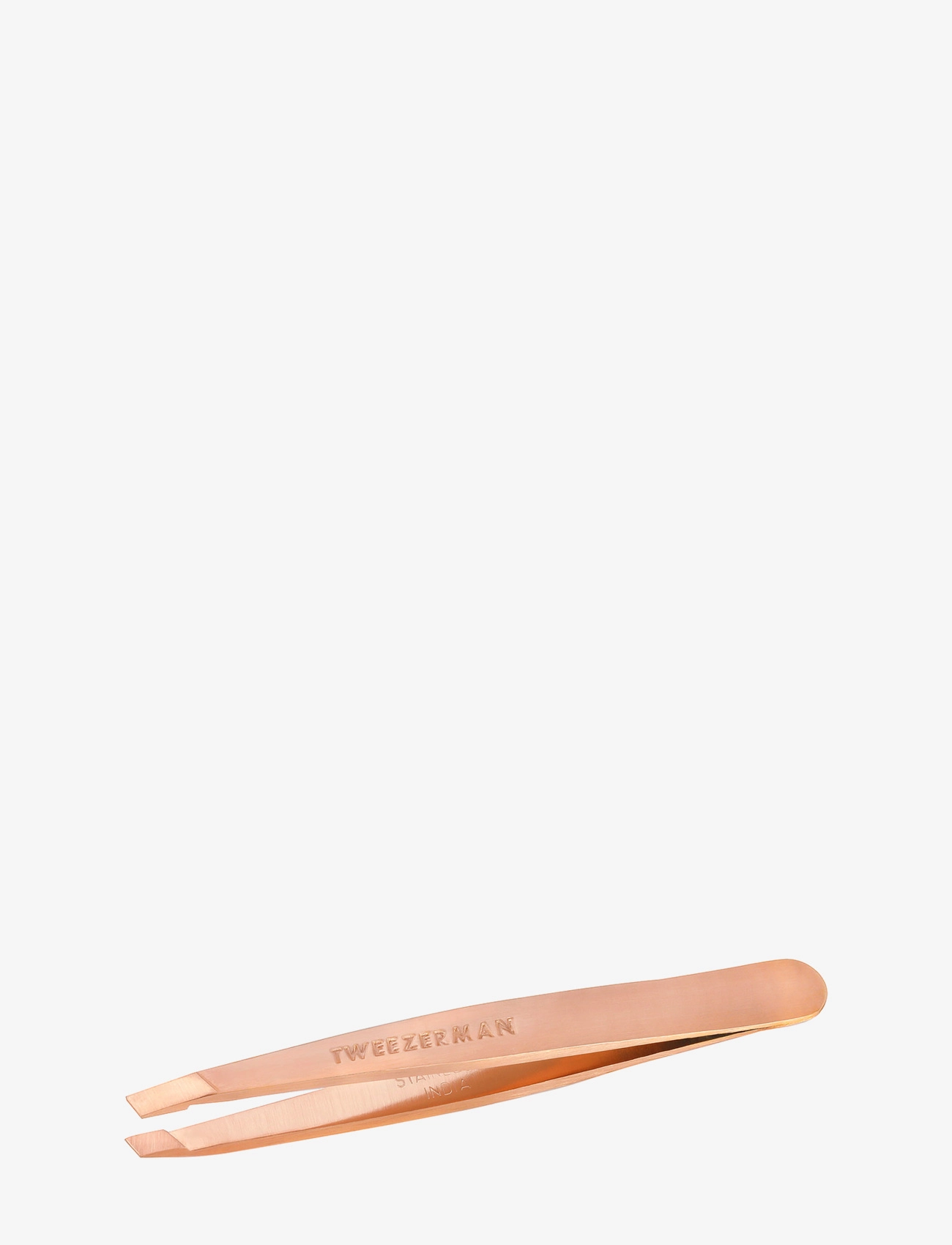 Tweezerman Mini Slant Tweezer Rose Gold - Tweezerman - ROSE GOLD / orange