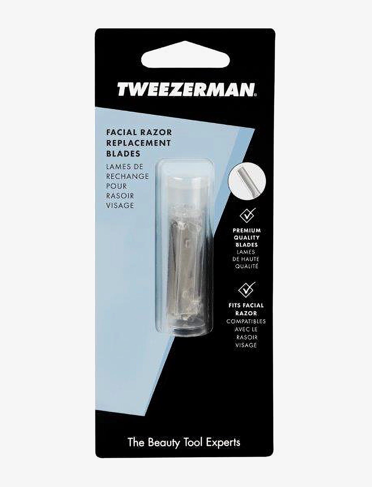 Tweezerman - Facial Razor Replacement Blades Retail - barbering - clear - 1
