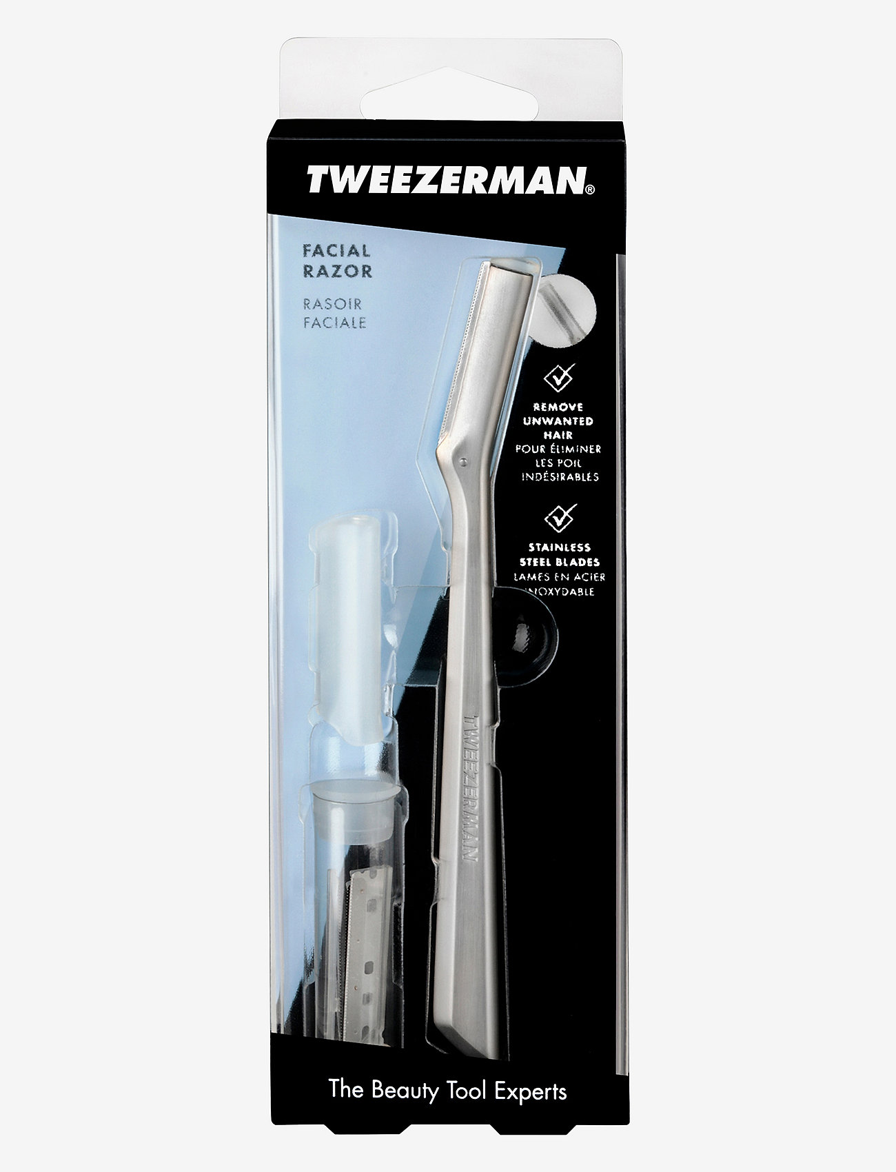 Tweezerman - Brow Razor - parranajo - clear - 3