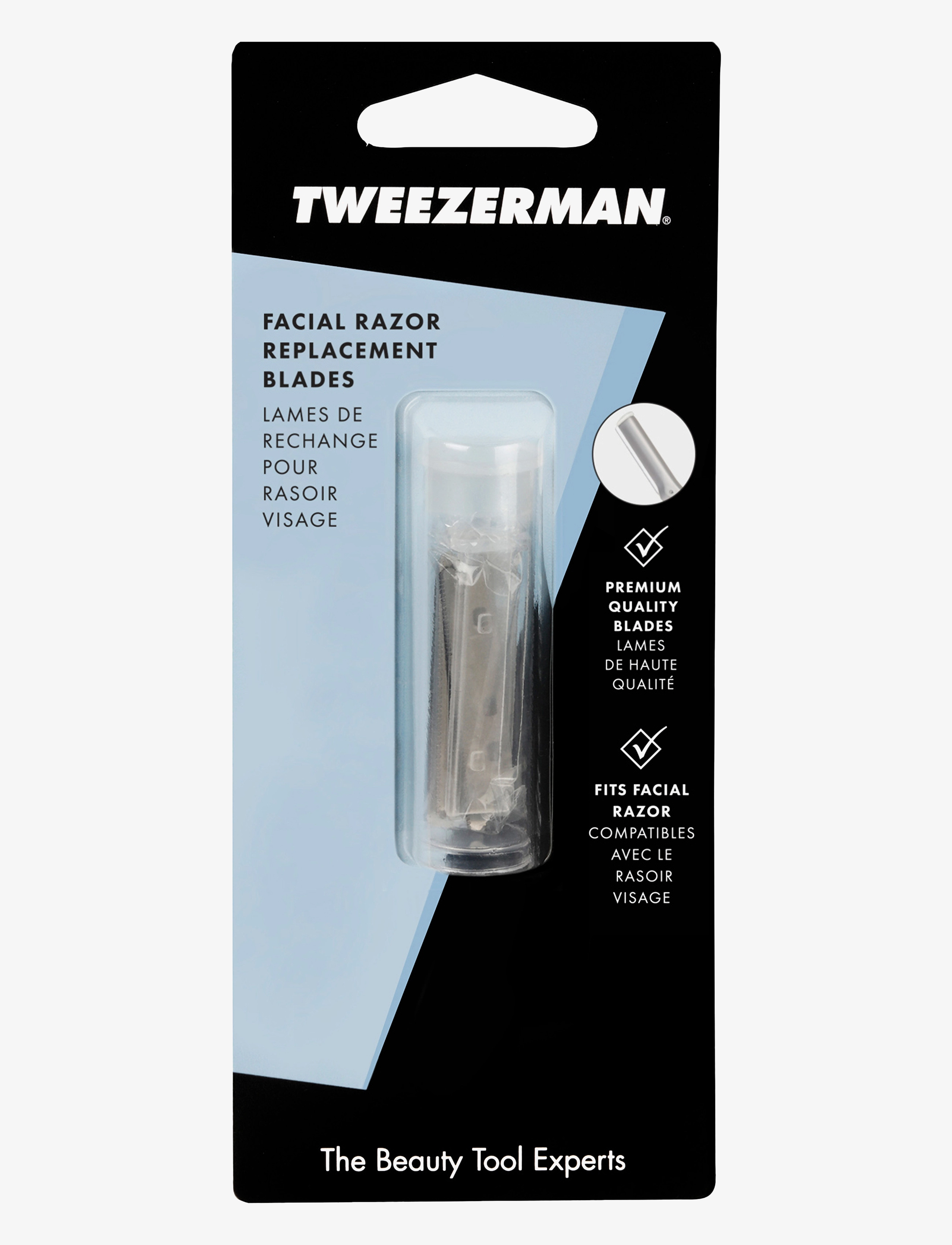 Tweezerman - Brow Razor Replacement Blades - laveste priser - clear - 2