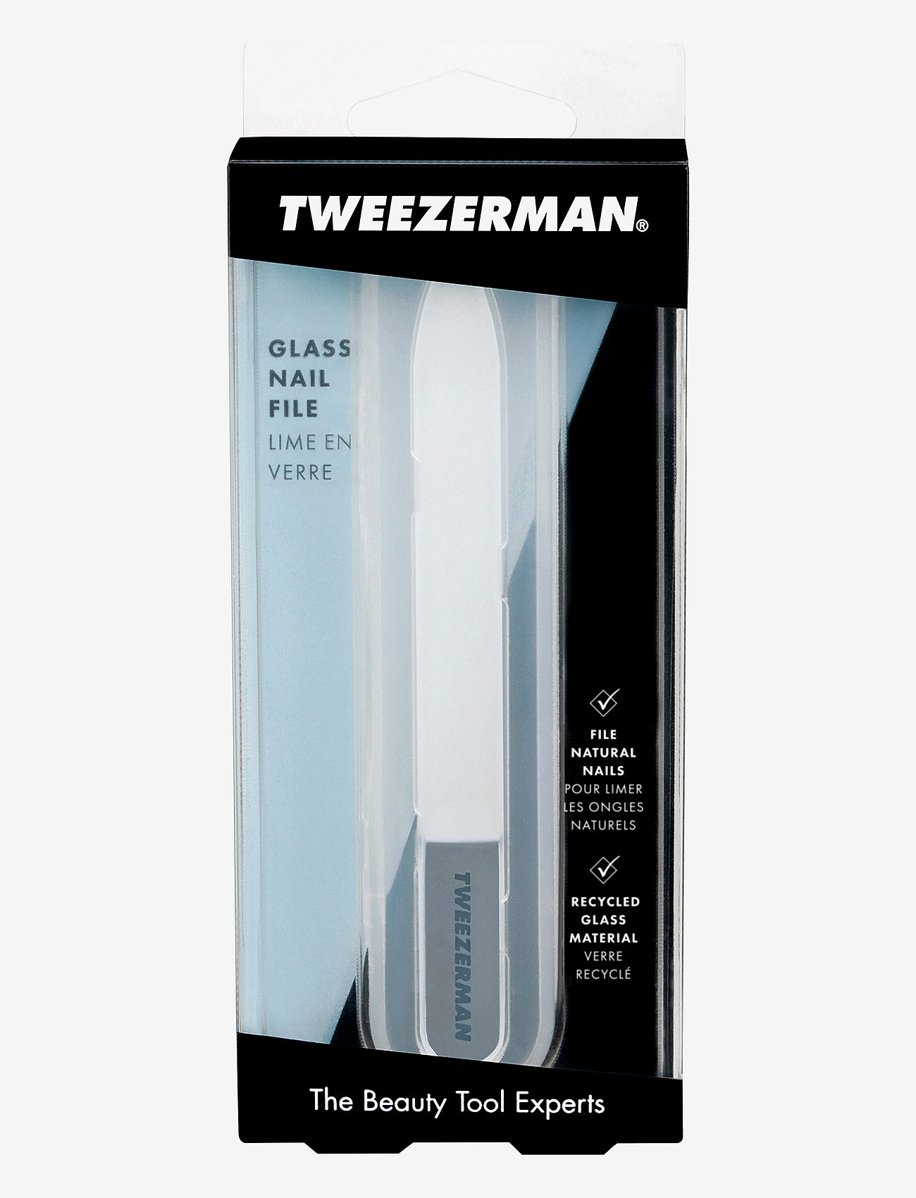 Tweezerman - Glass Nail File - neglefile - clear - 2