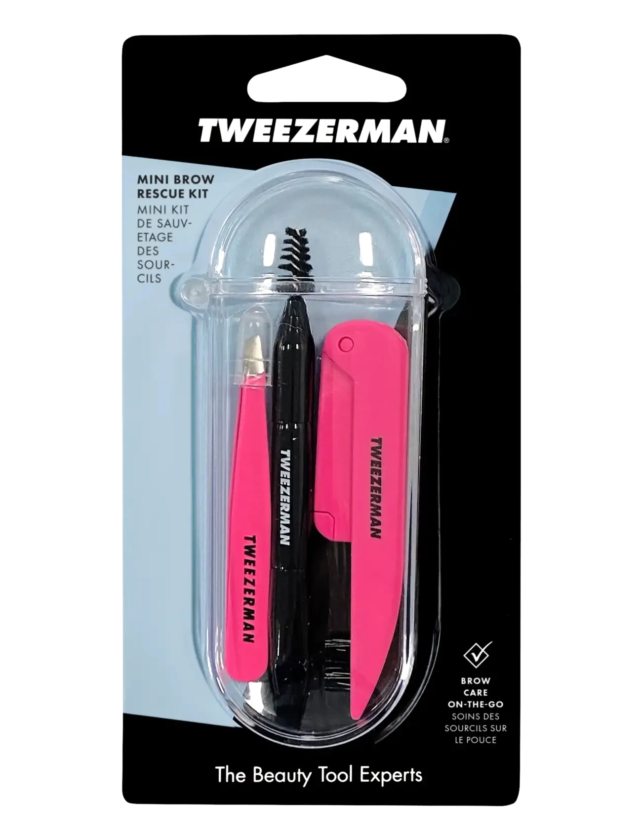 Tweezerman - Retail Mini Brow Rescue Kit - smink - clear - 2