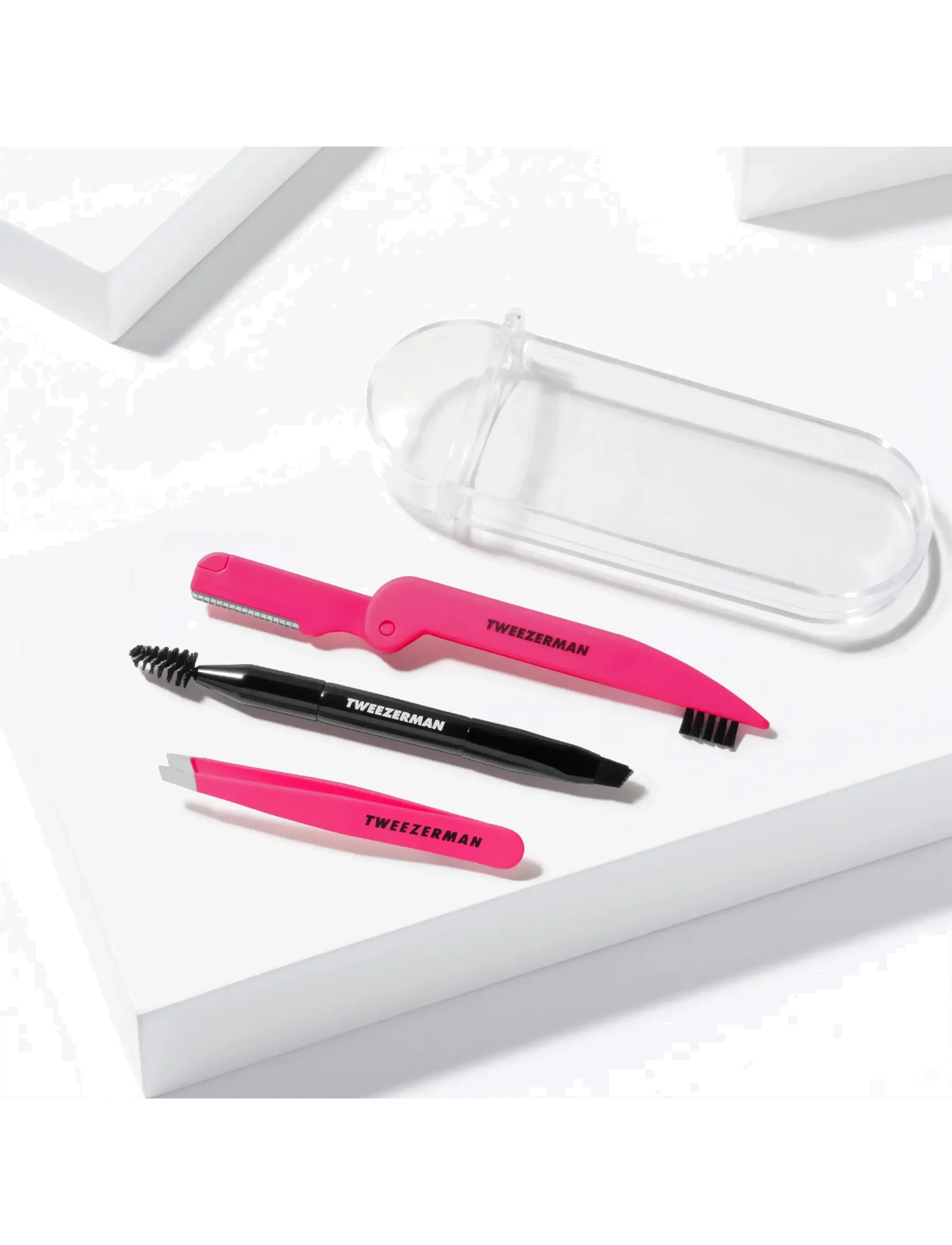Tweezerman - Retail Mini Brow Rescue Kit - smink - clear - 3