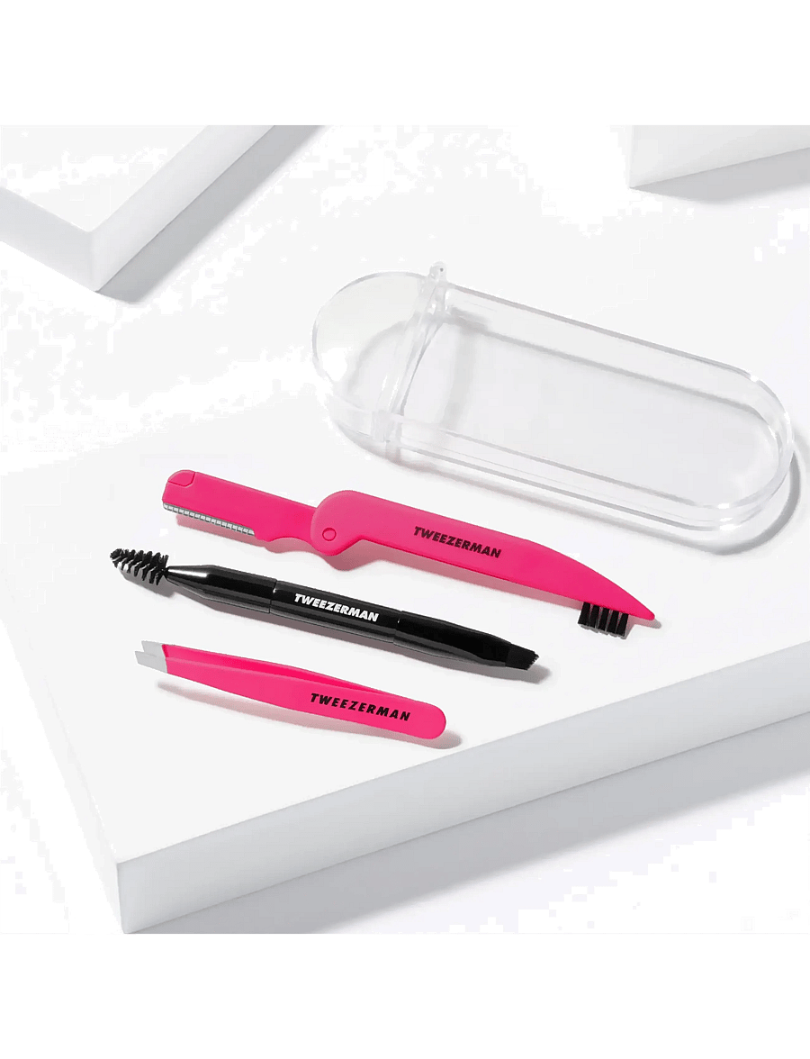 Tweezerman - Retail Mini Brow Rescue Kit - smink - clear - 3