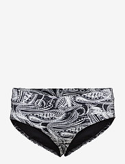 Bridget Hipster - PAISLEY BLACK/WHITE