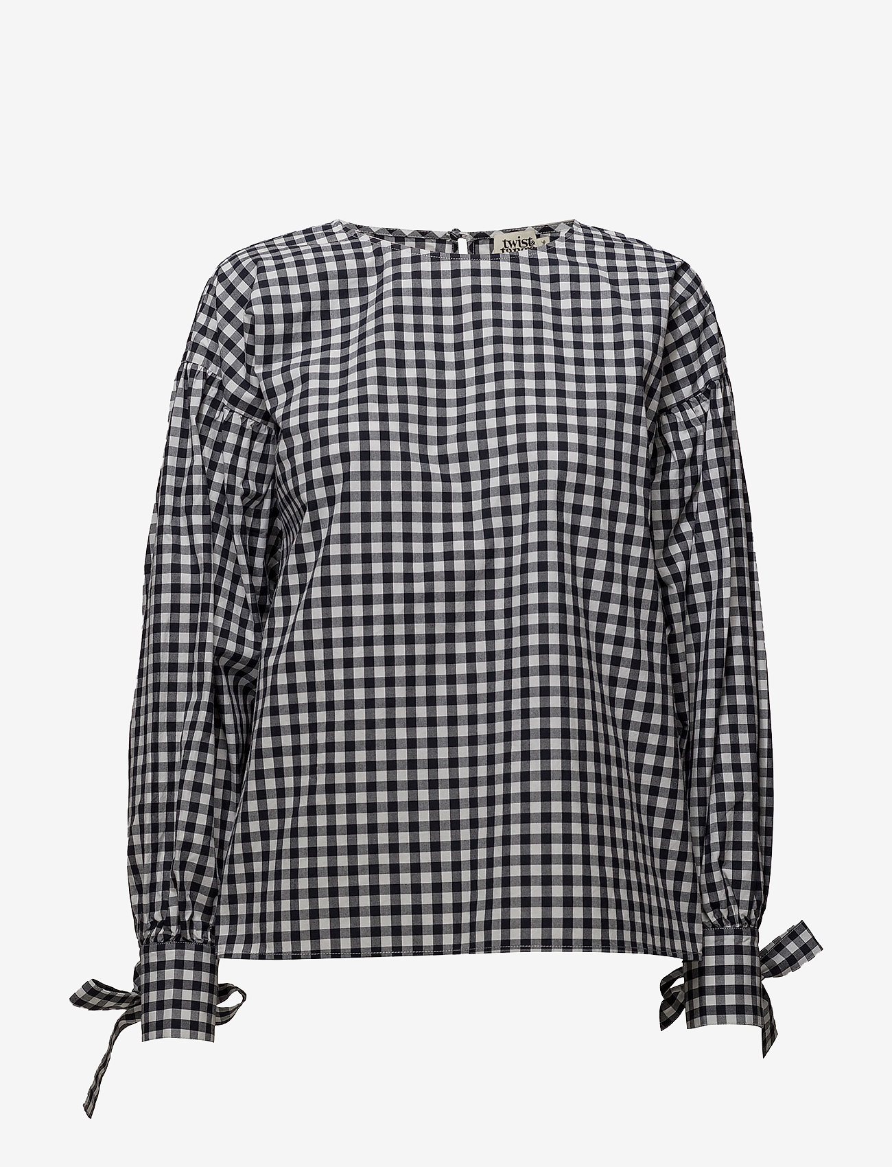 Stephanie Blouse - NAVY CHECK
