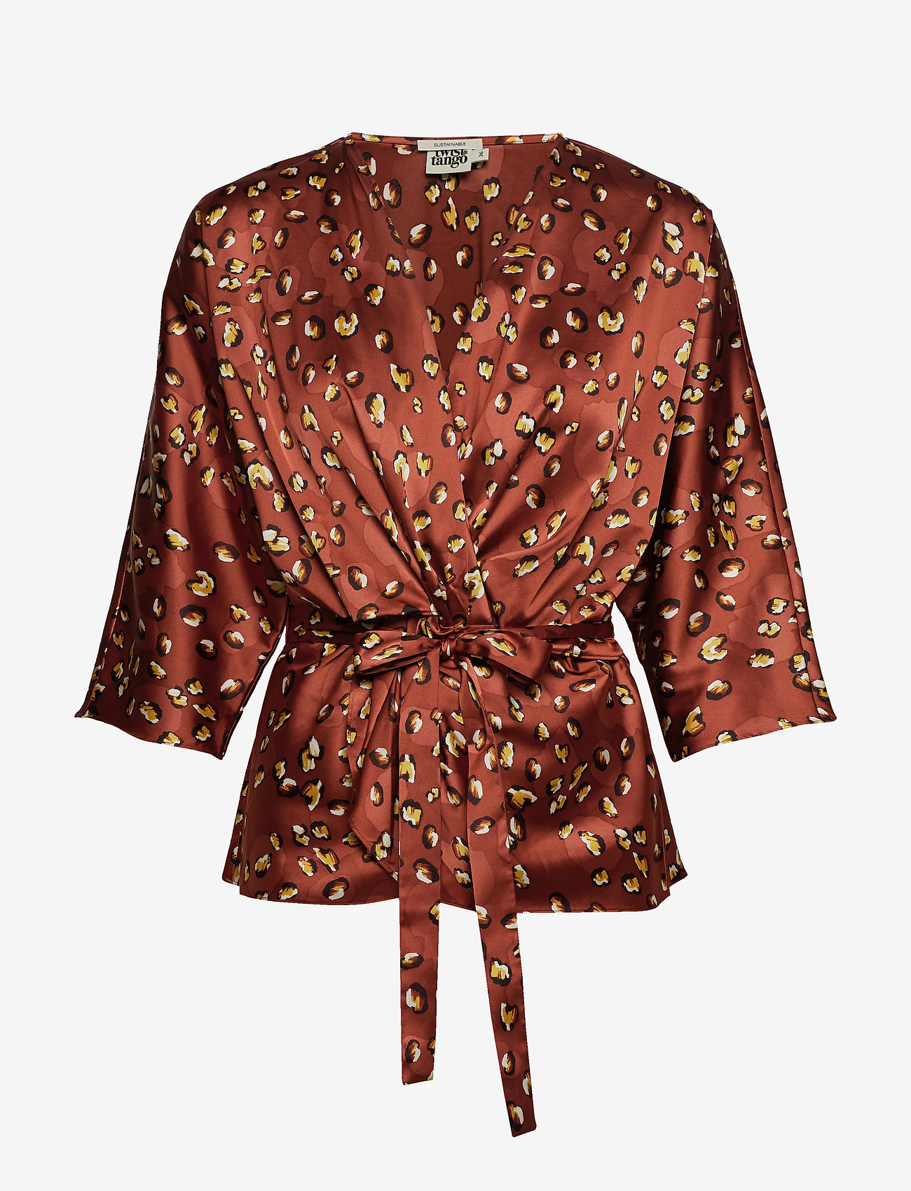 Twist & Tango - Georgina Blouse Mini - terracotta leo - 0