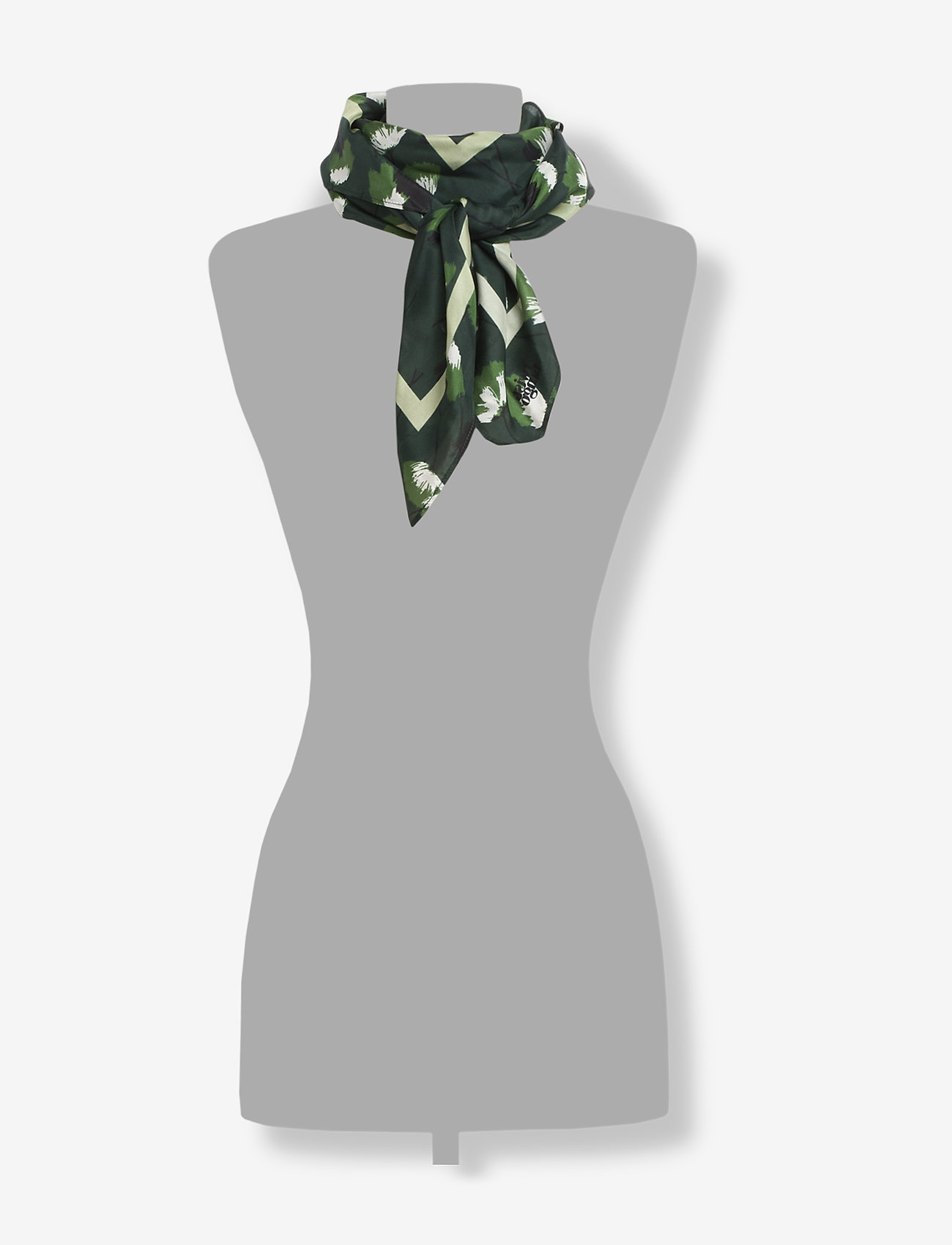 Twist & Tango - Angelica Scarf - green flower - 1